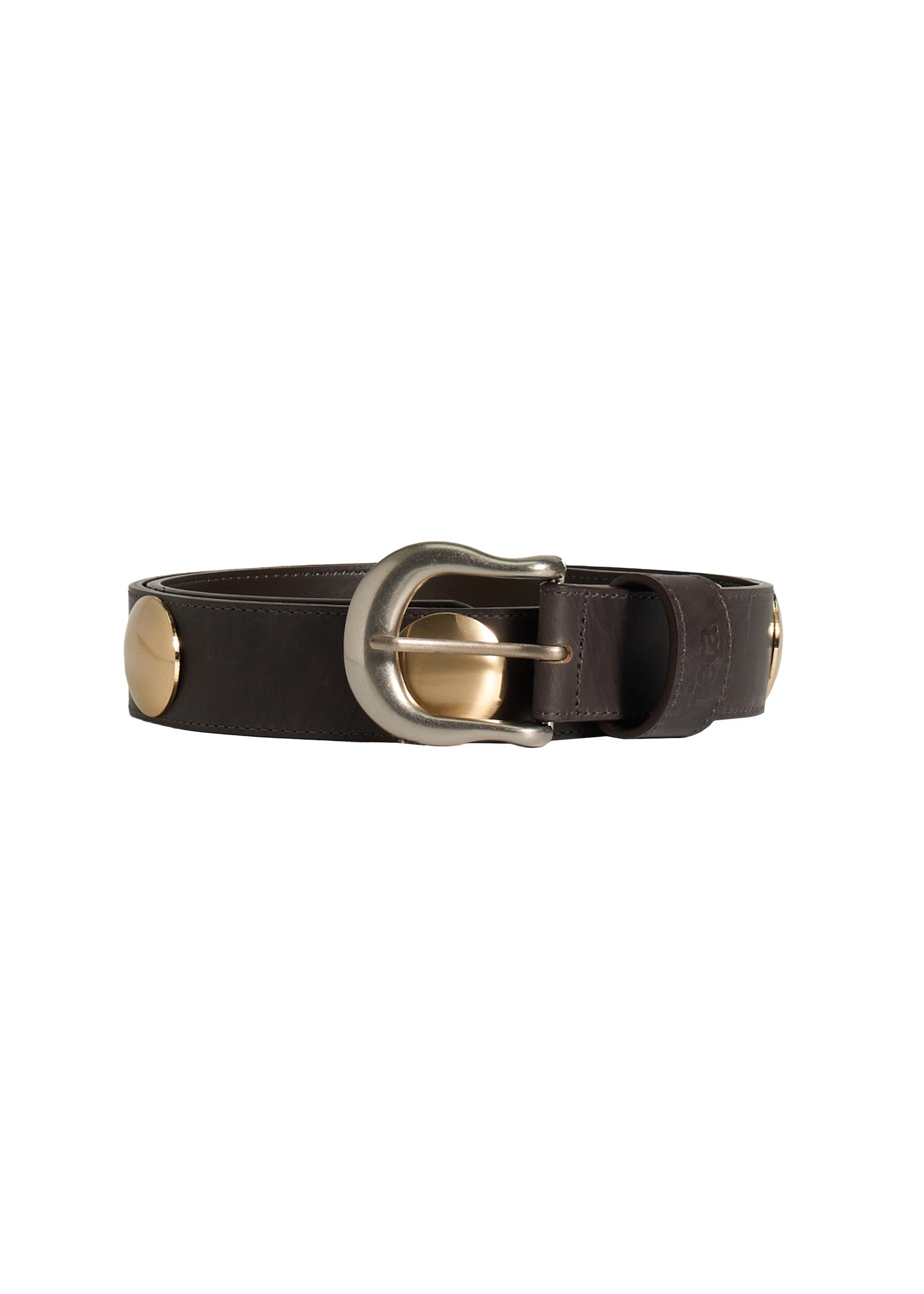 Ida Leather Belt Gold