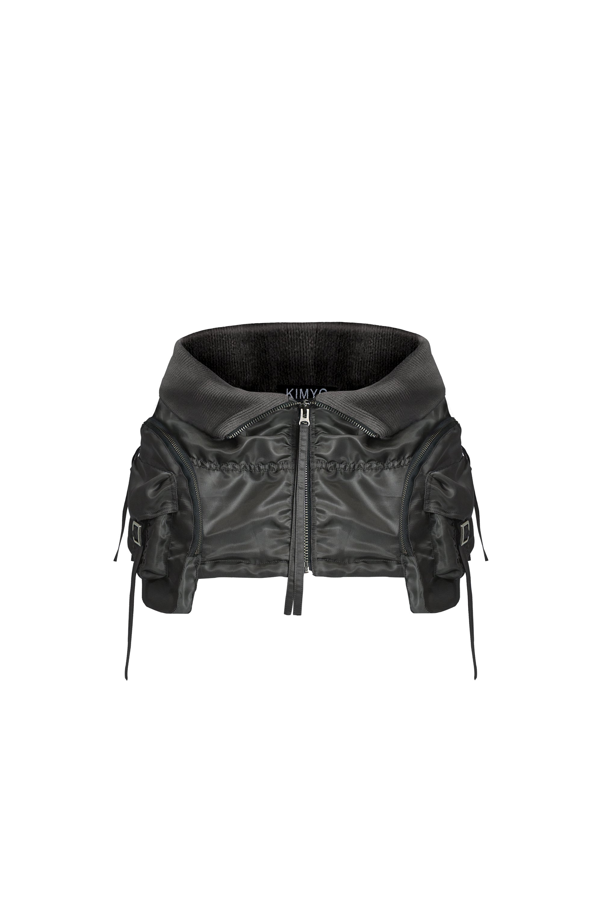 Voline Papped Zip Skirt