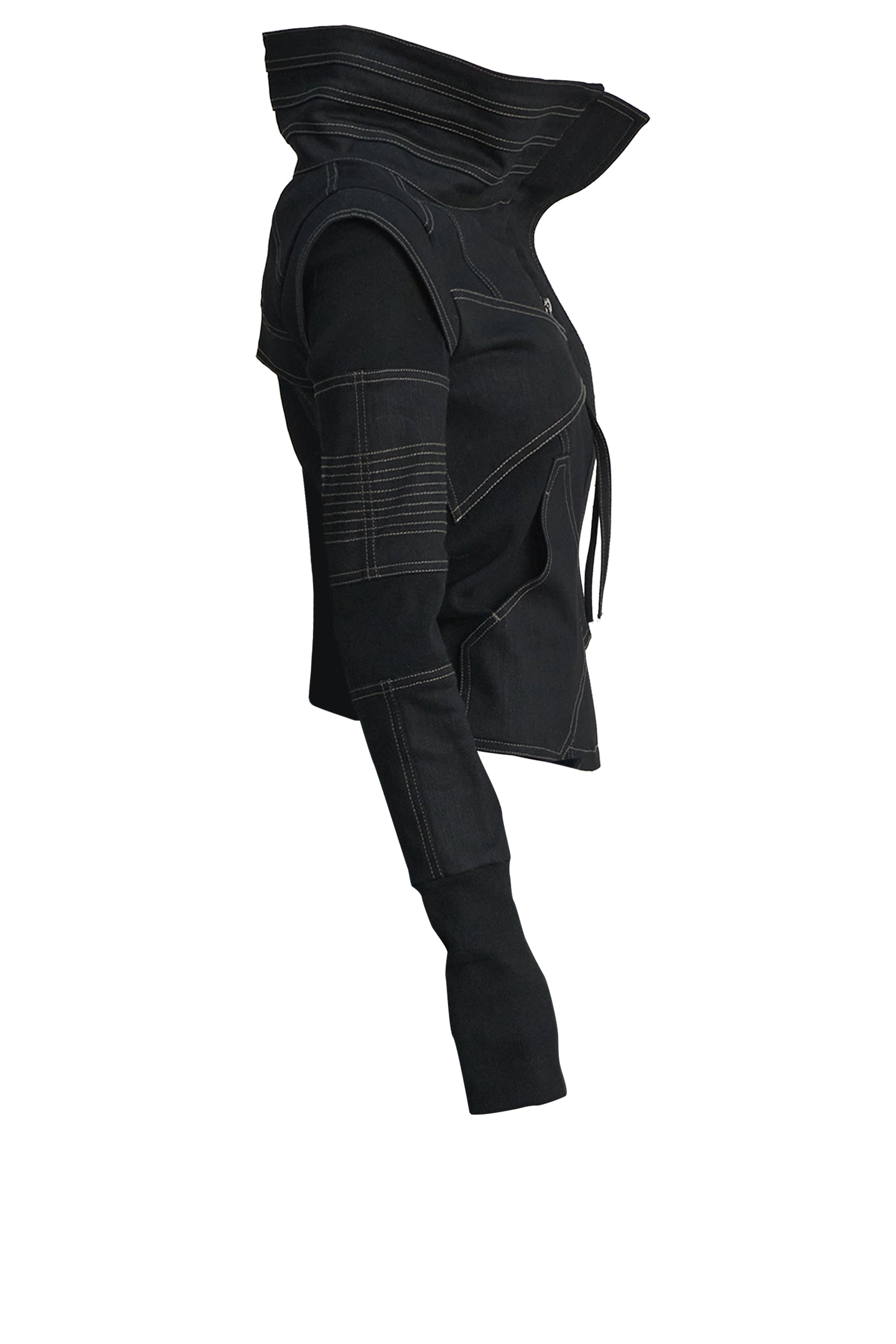 Arc Line High Neck Jacket