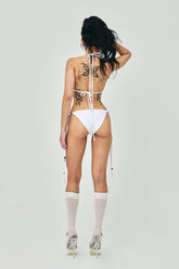 TEMPLE STRAPPY BIKINI WHITE BACK