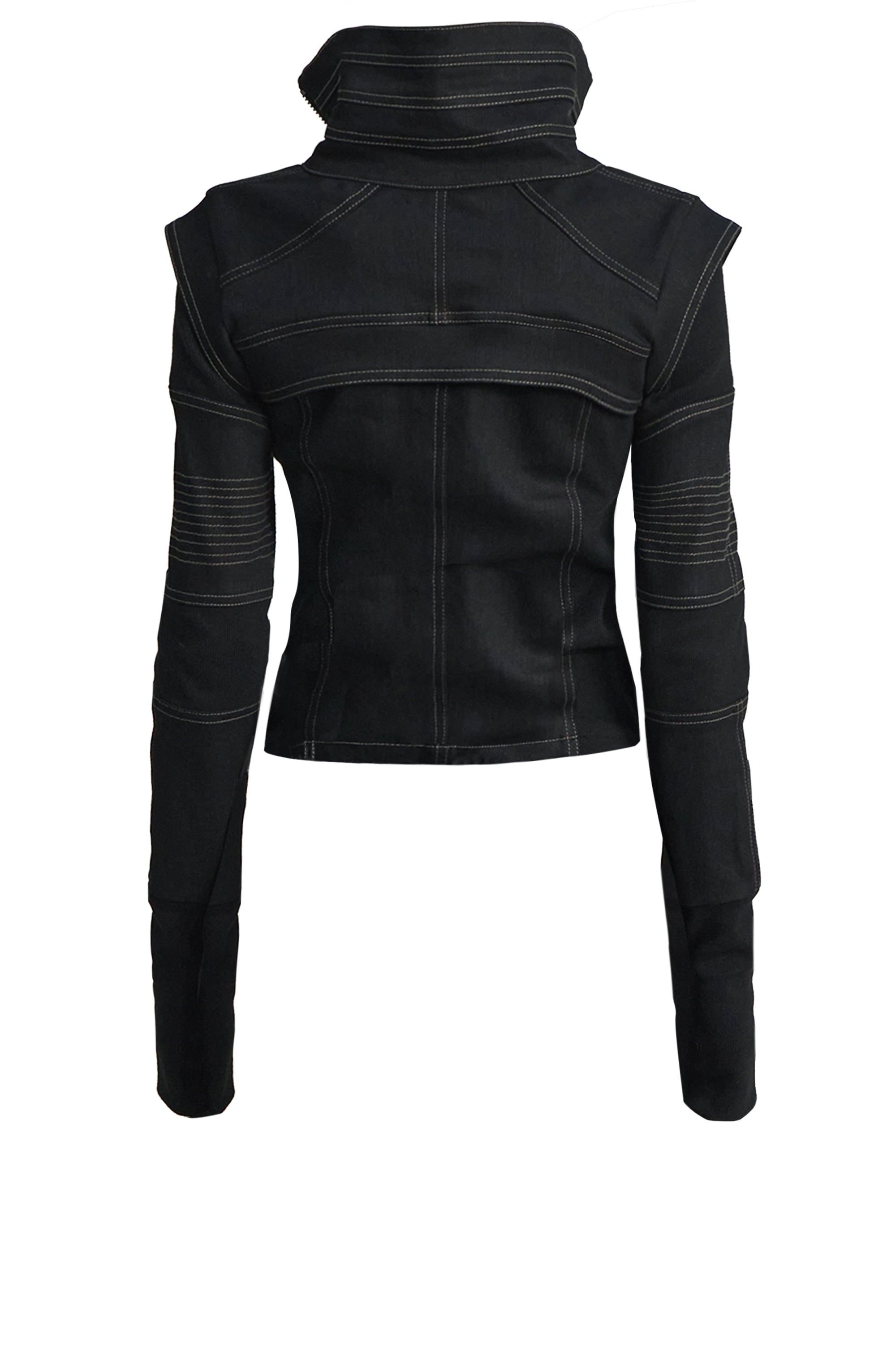 Arc Line High Neck Jacket