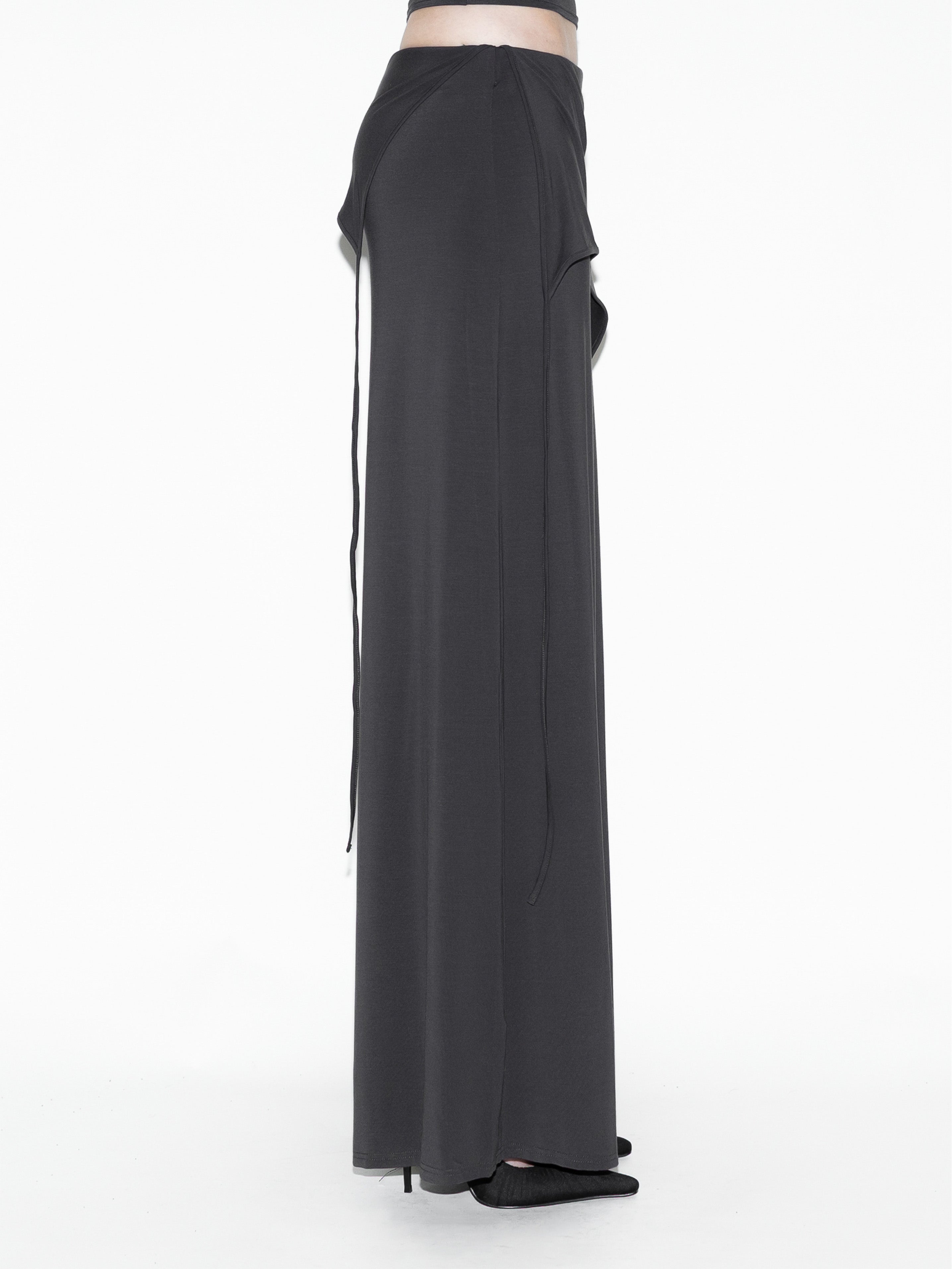 Draped Bat Pants Gray