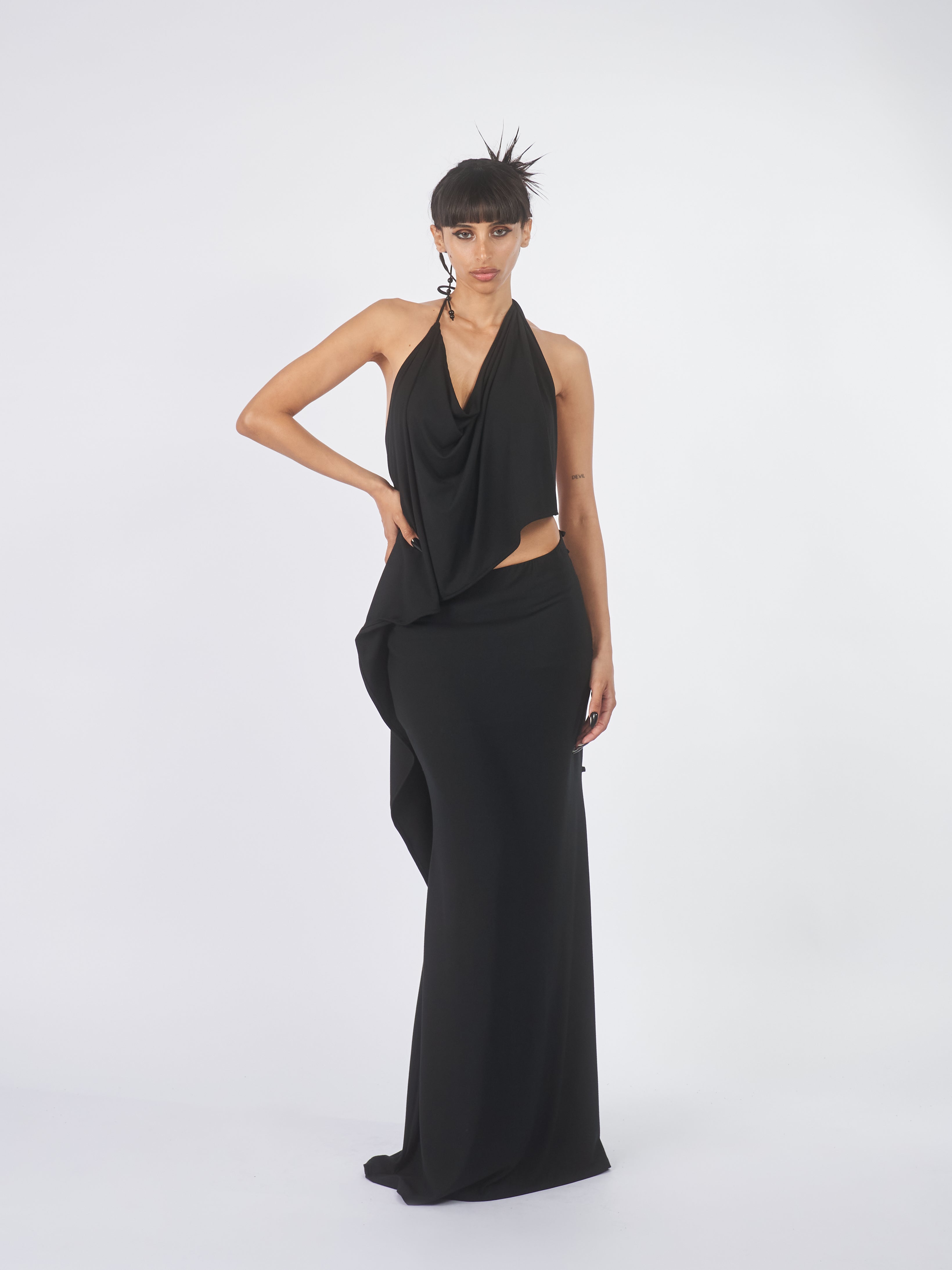 Shadow Double Layer Skirt