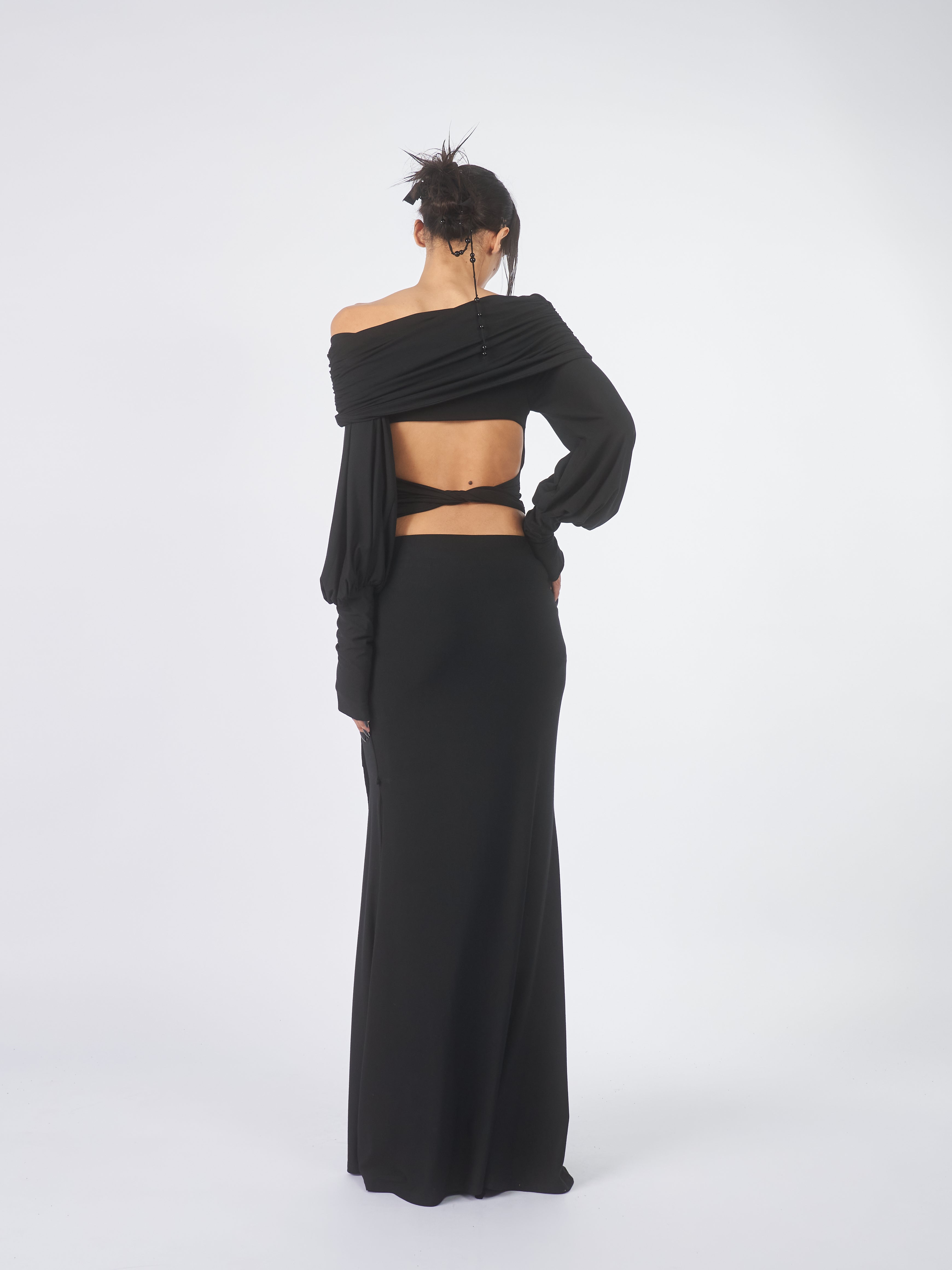 Eclipse Open Back Tie Top