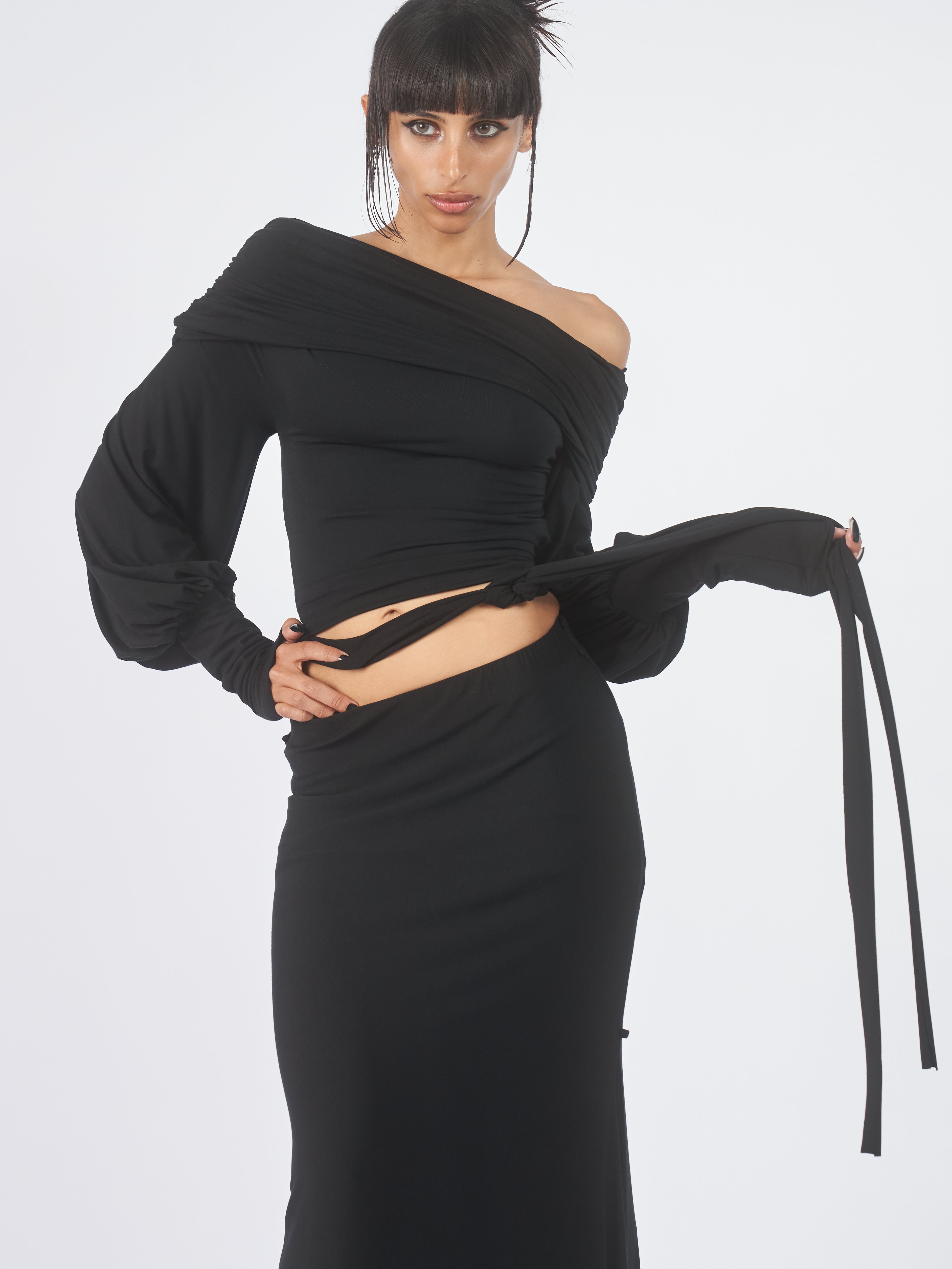 Eclipse Open Back Tie Top
