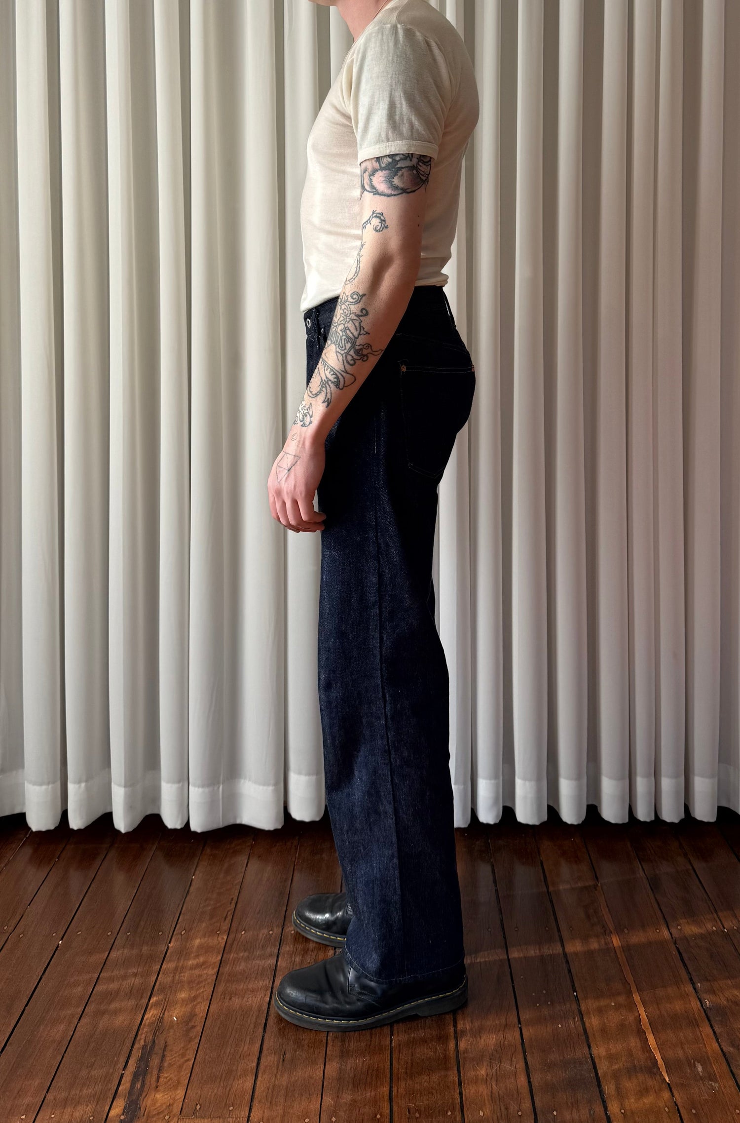 Straight Leg Uniform Denim 13oz