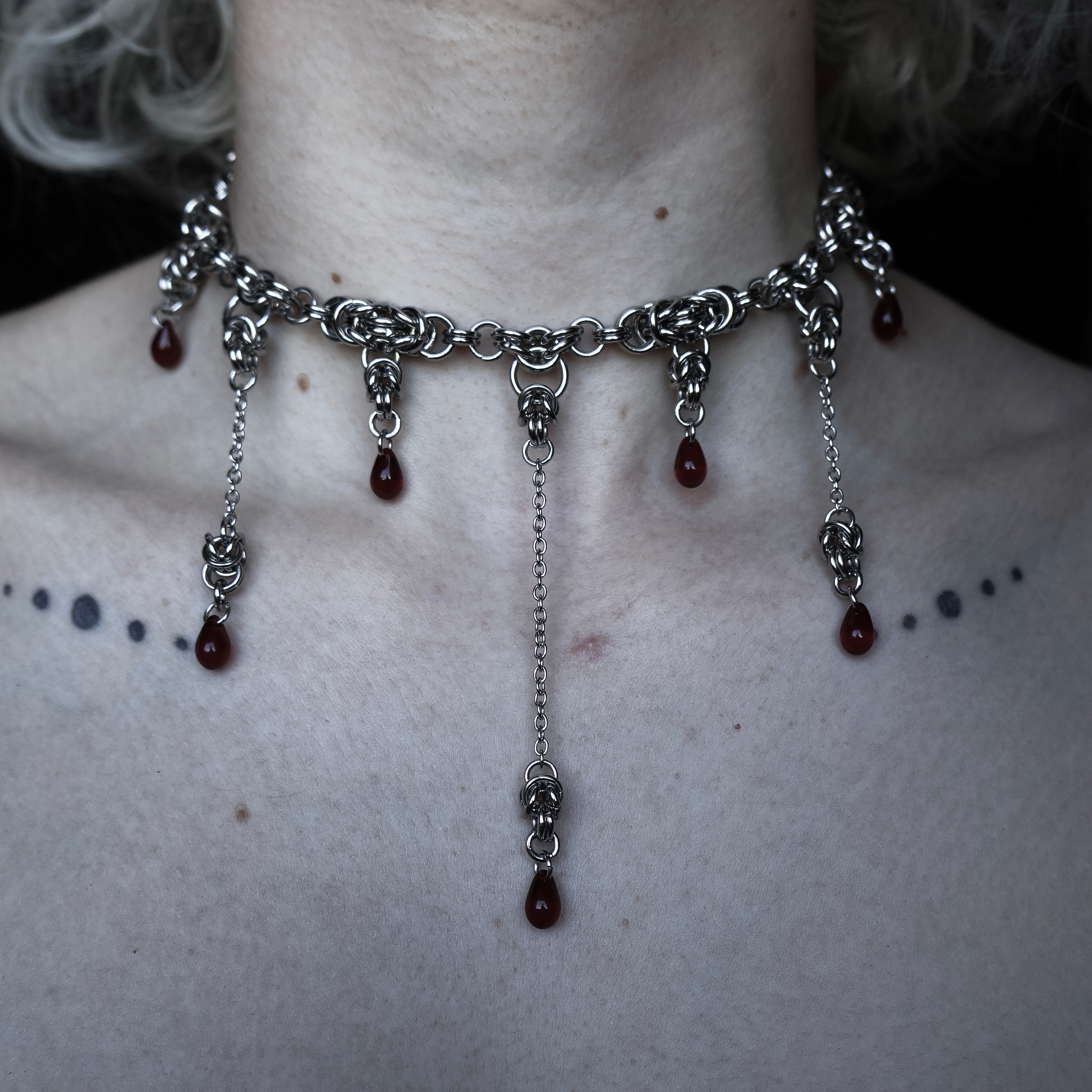 Divine Devour. Chainmail Choker.