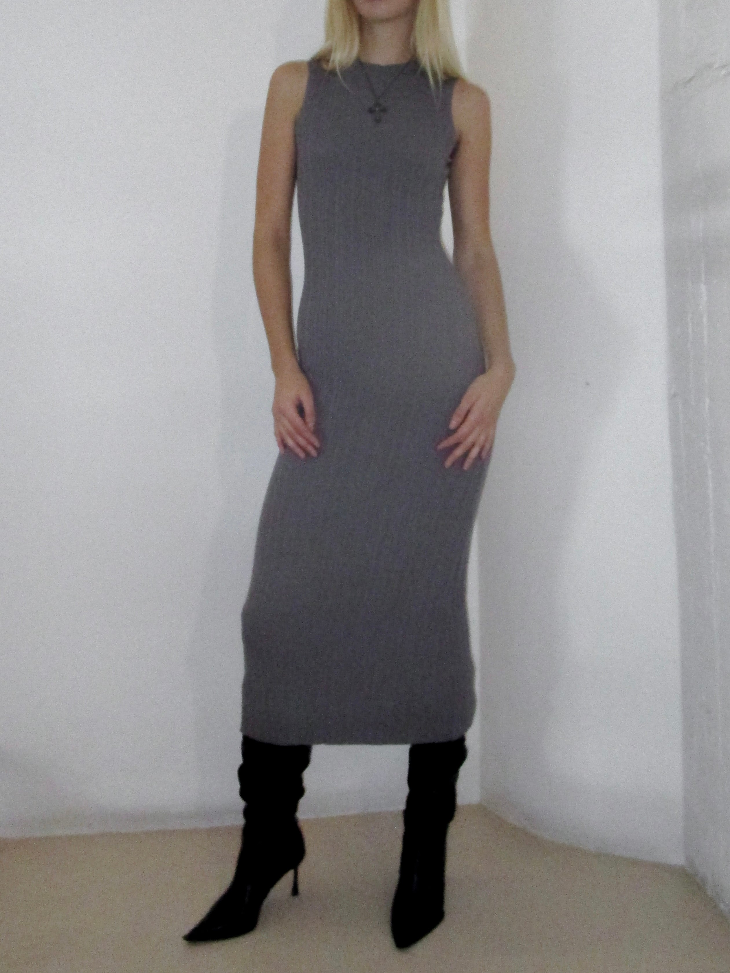Olsen Maxi Dress - Grey