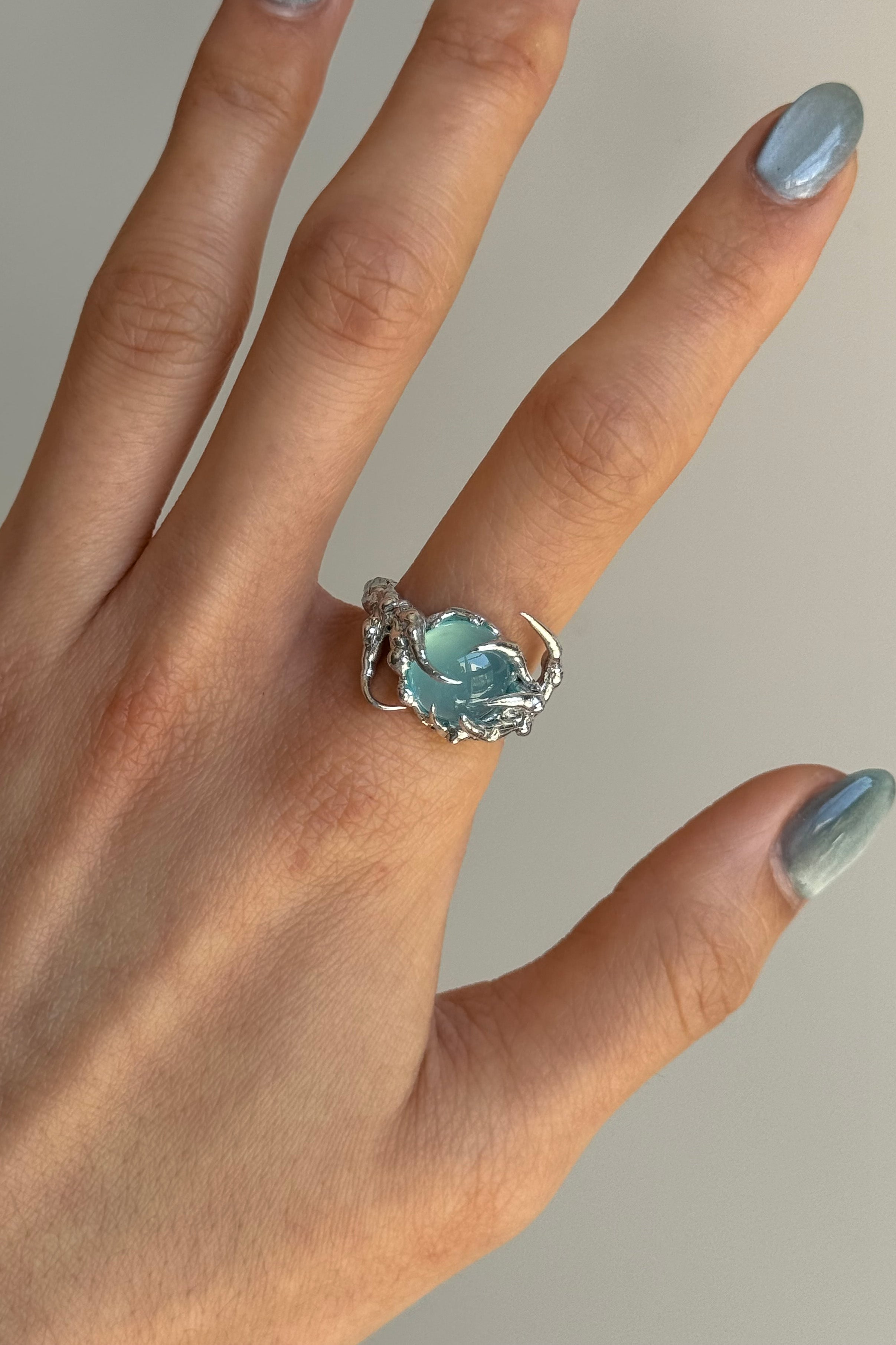 Sanctus Chalcedony Ring