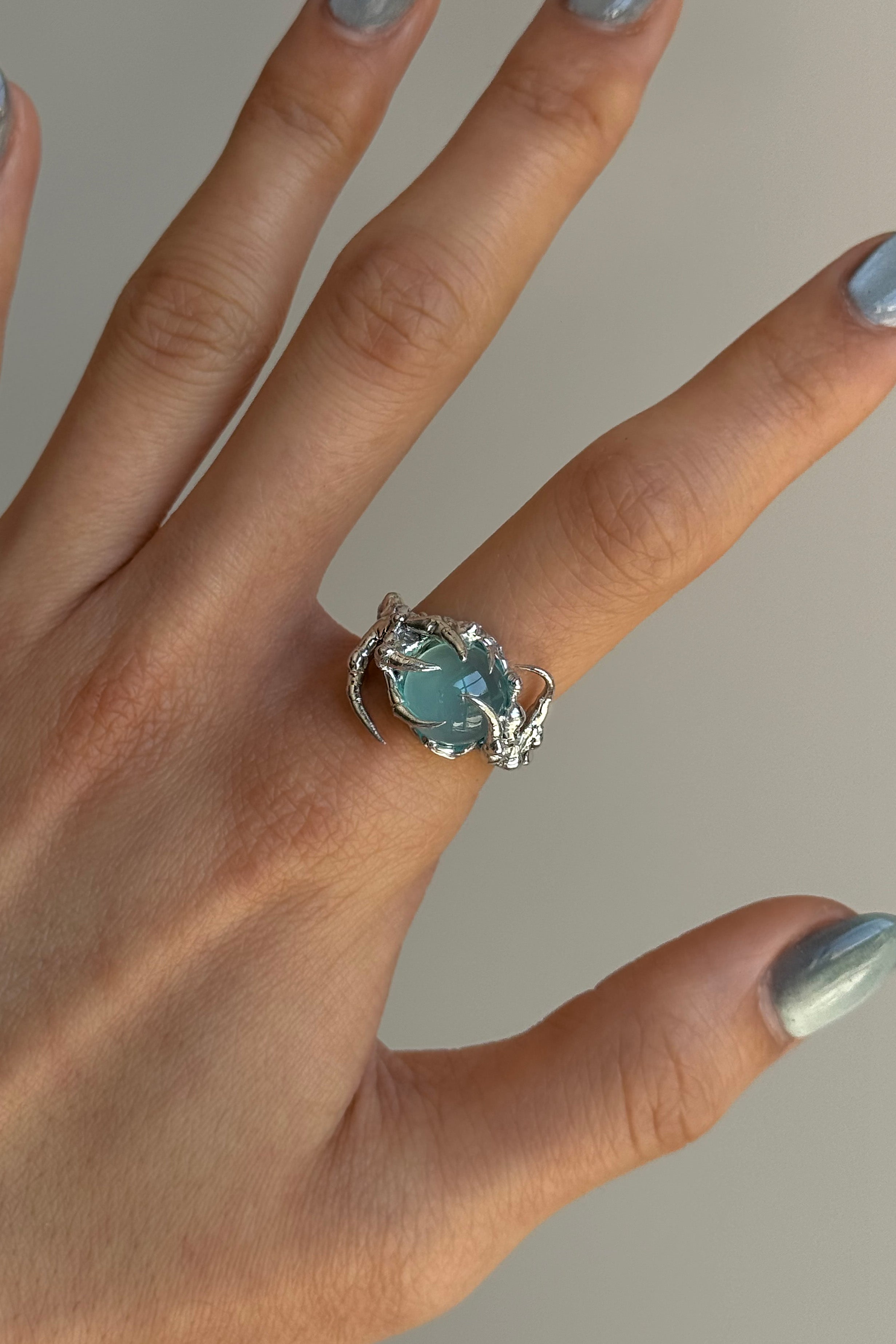 Sanctus Chalcedony Ring