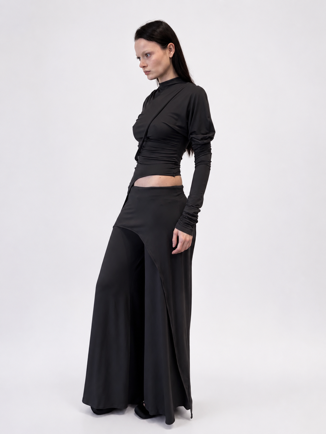 Knight Draped Long sleeve Top