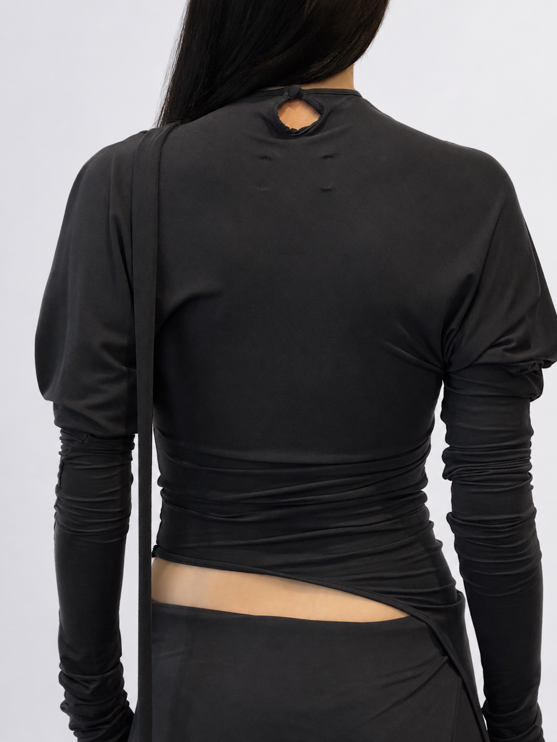 Knight Draped Long sleeve Top