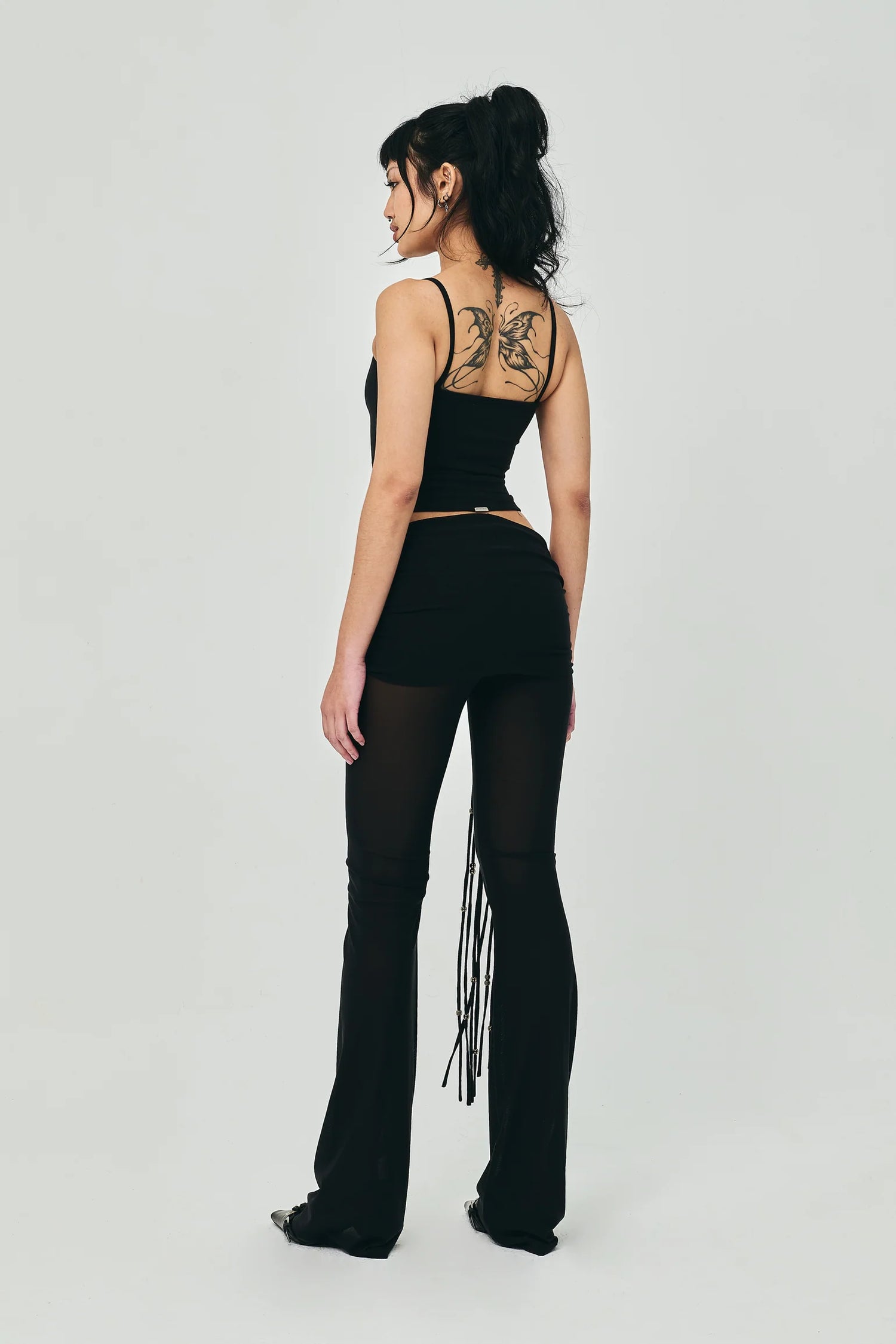 Mesh Whip Pants