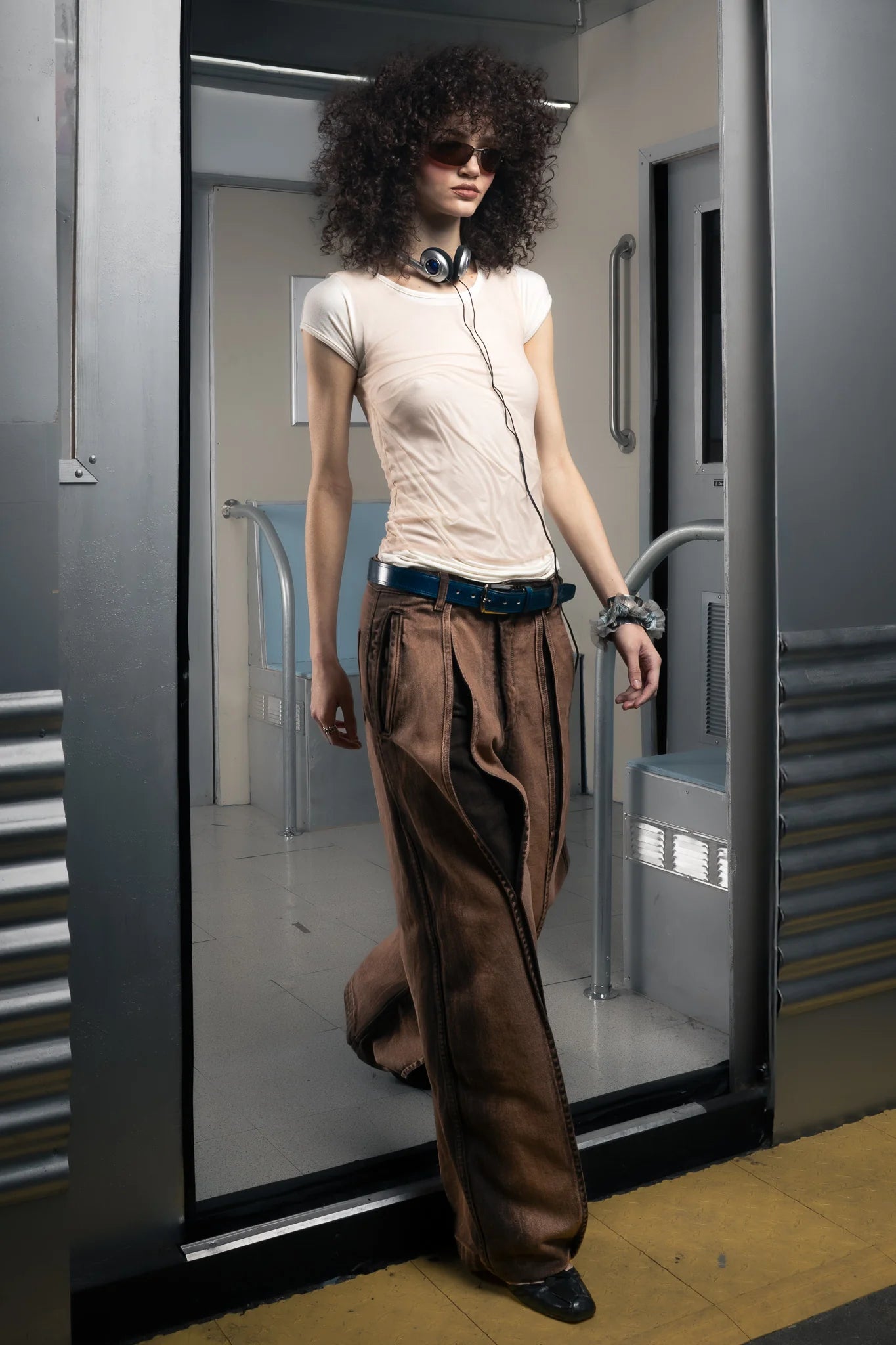 DENIM STOMATA PANT CHAI