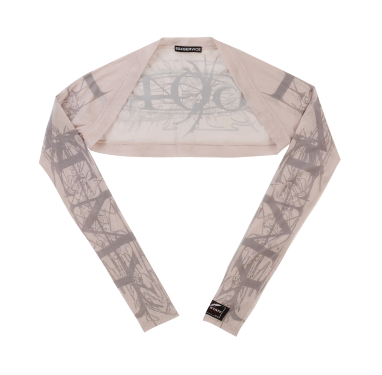 MESH BOLERO CARDIGAN
