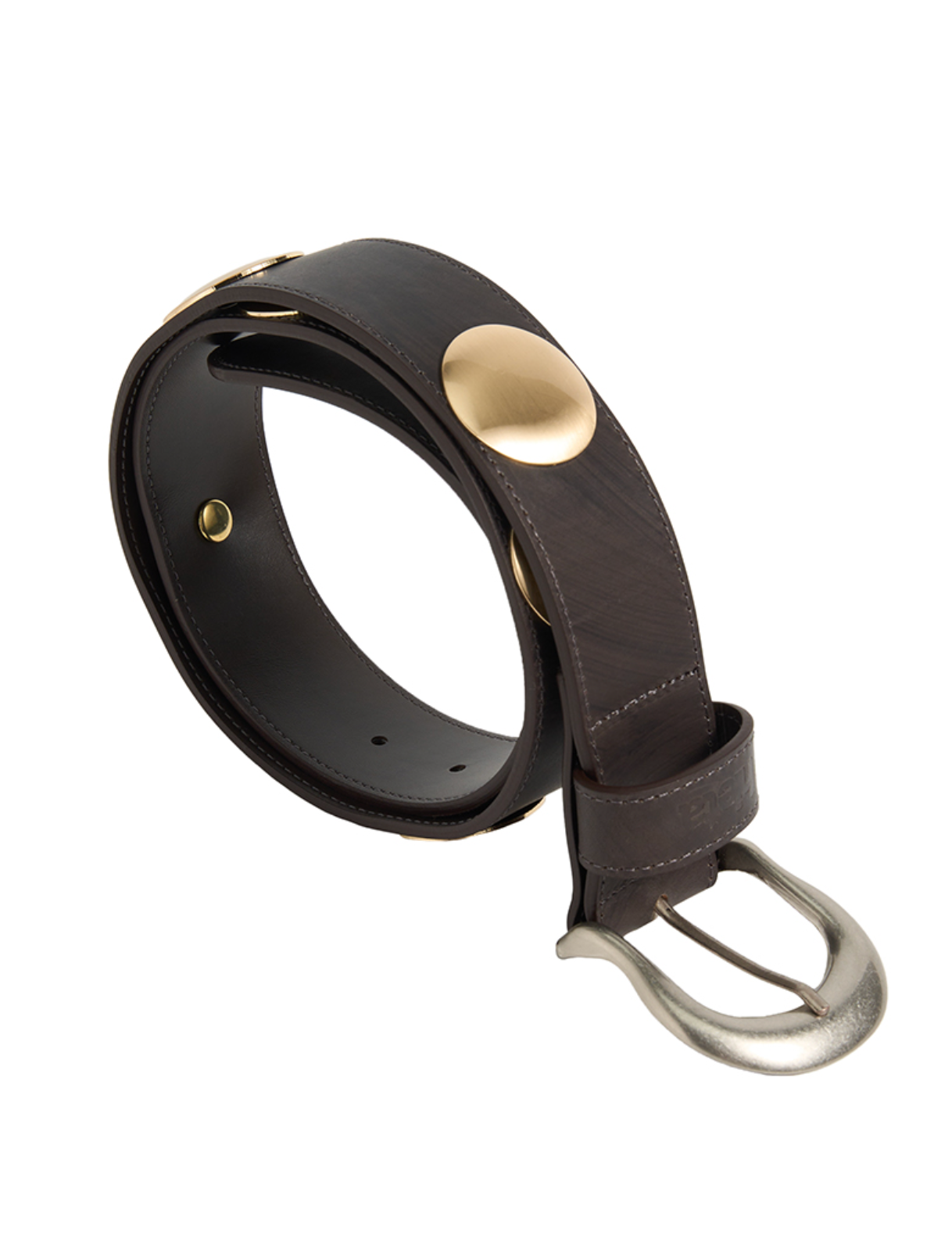 Ida Leather Belt Gold