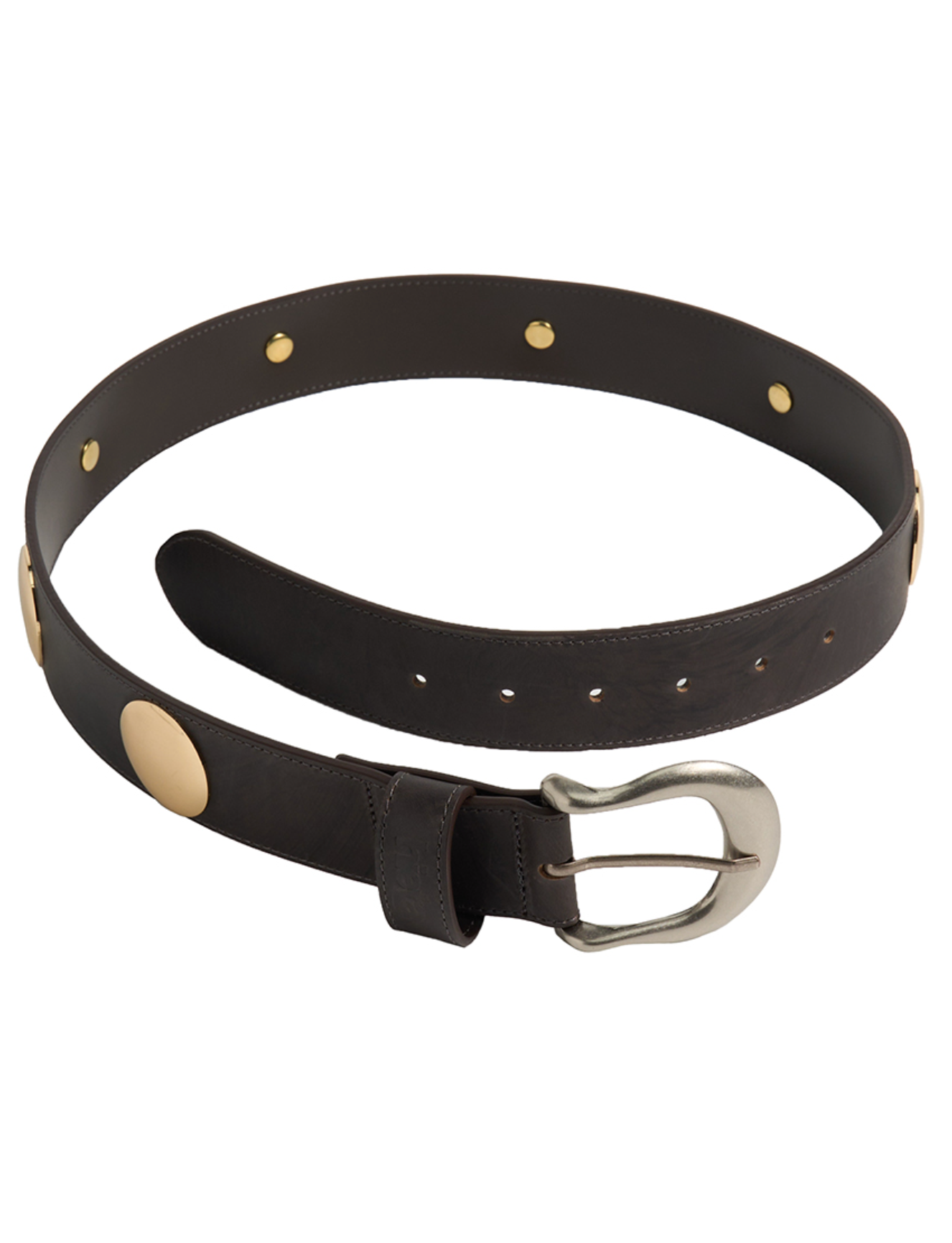 Ida Leather Belt Gold