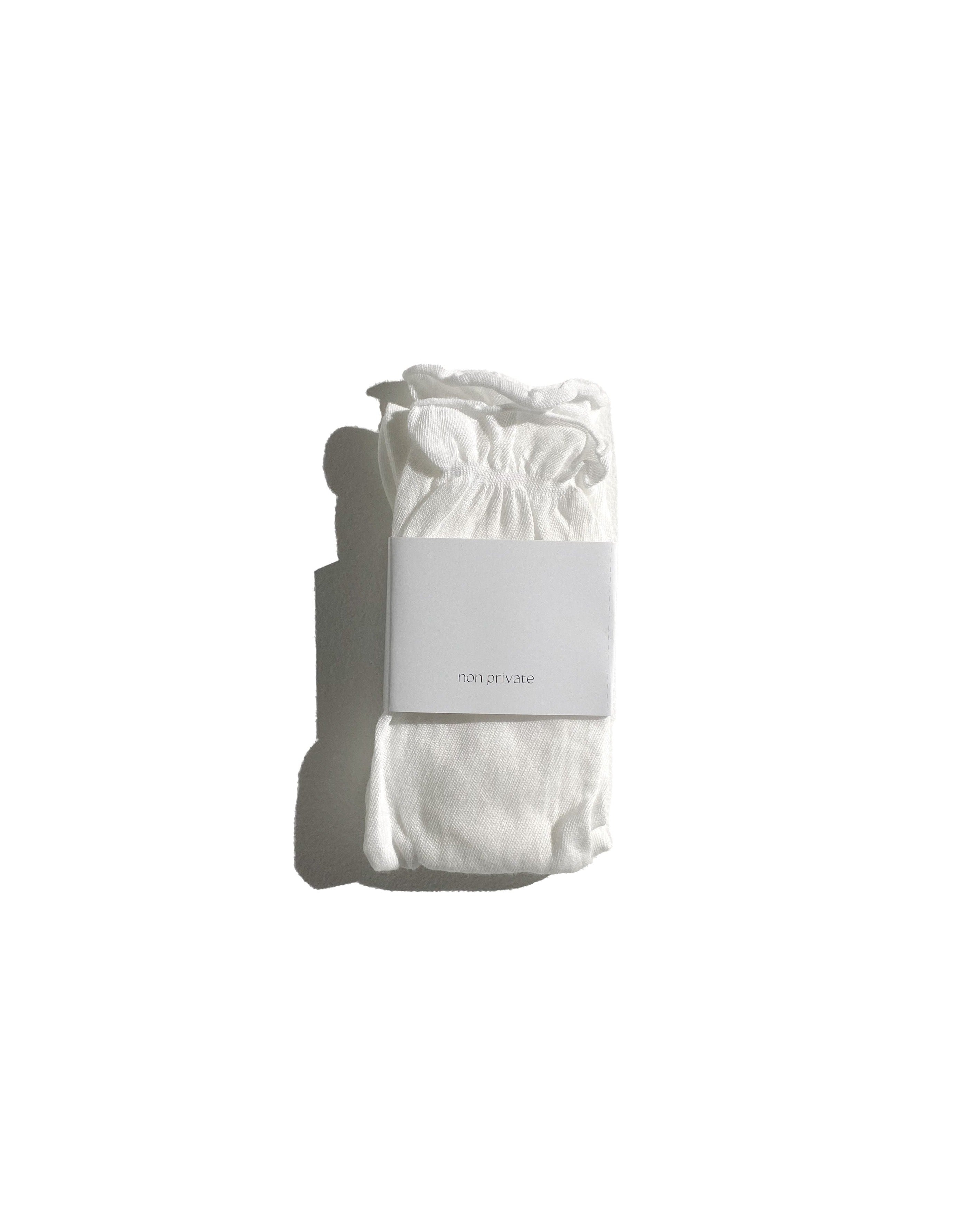 Cotton Sheer Knee Socks White