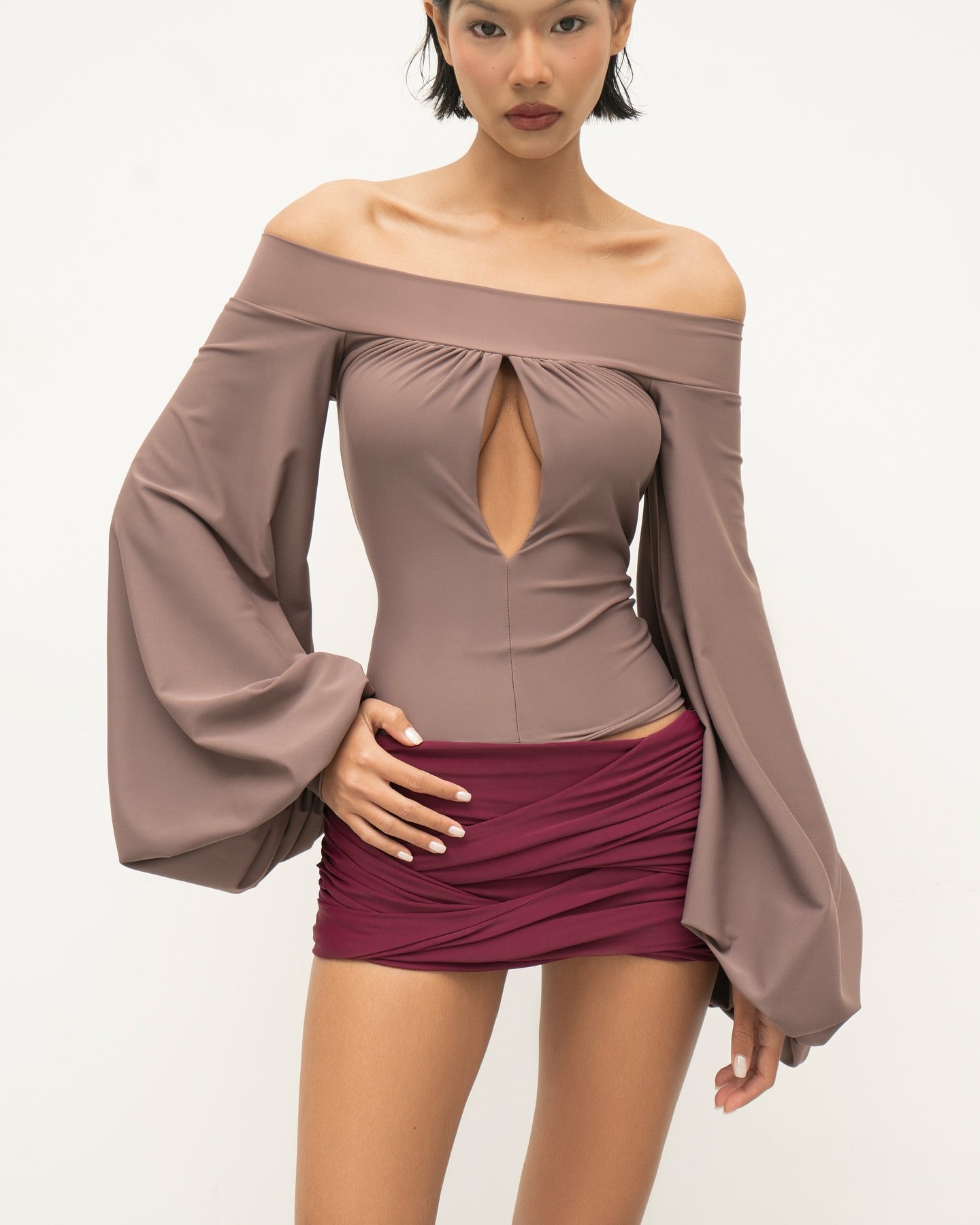 FLOURISH BLOUSE TOP with HEADBAND