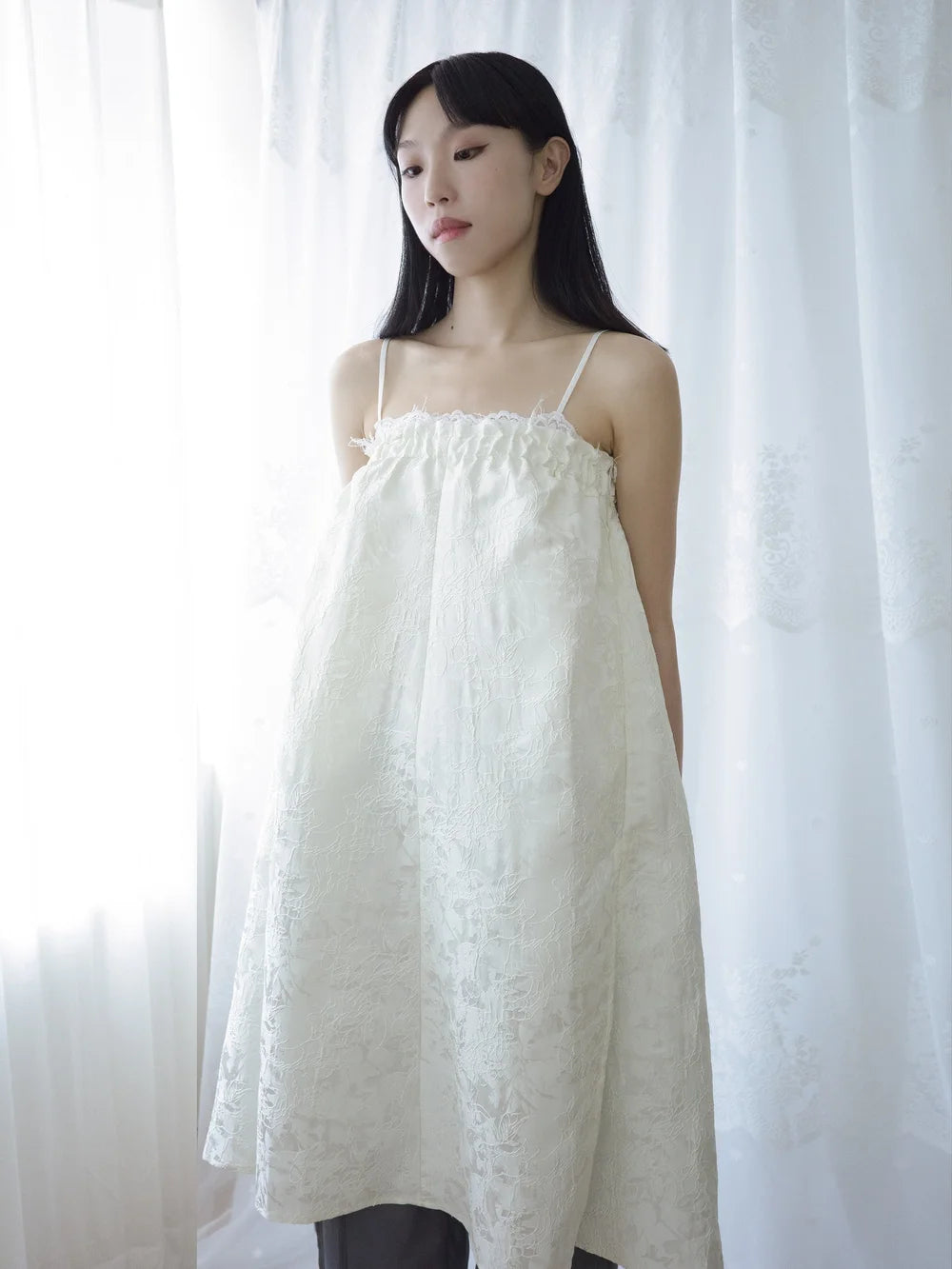 Kara A-lined Top/Skirt - White