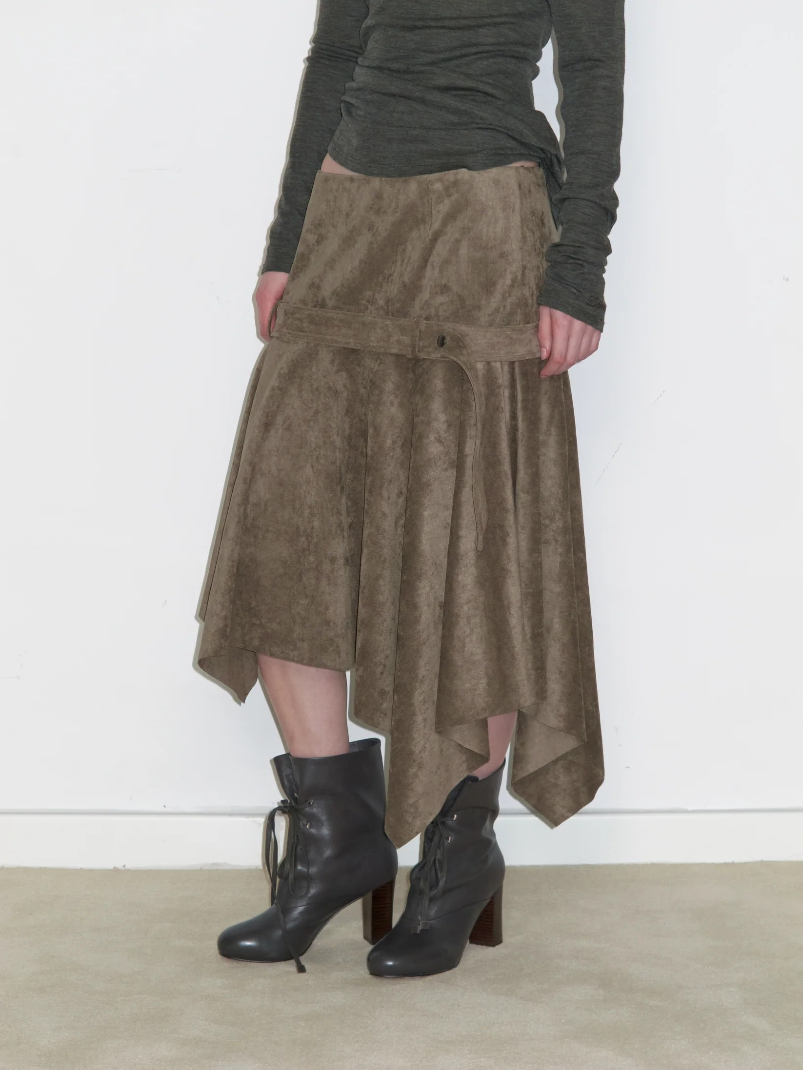 Madelin Suede Skirt