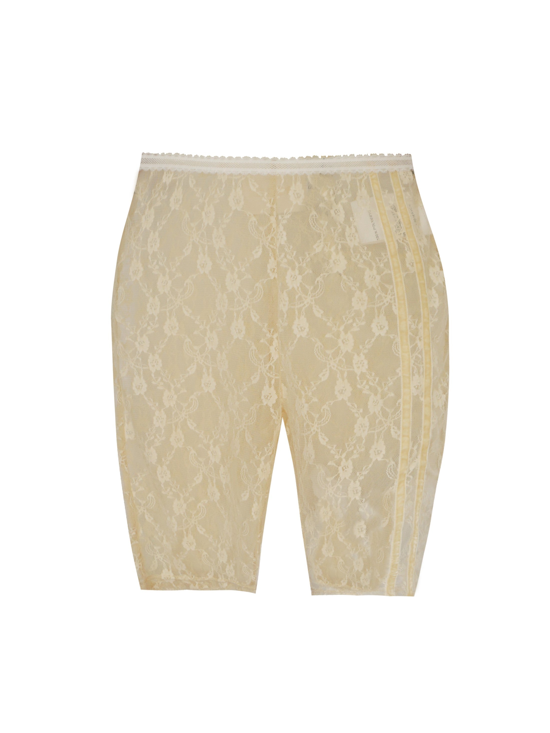 Flower Mesh Biker Pants