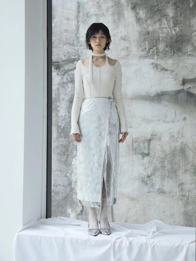 Pina Multiway Rib Top - Ivory