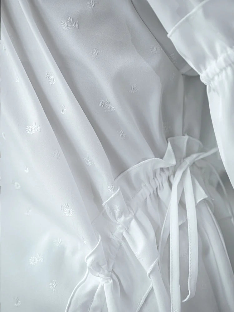 Rosie Puff Sleeve Blouse - White
