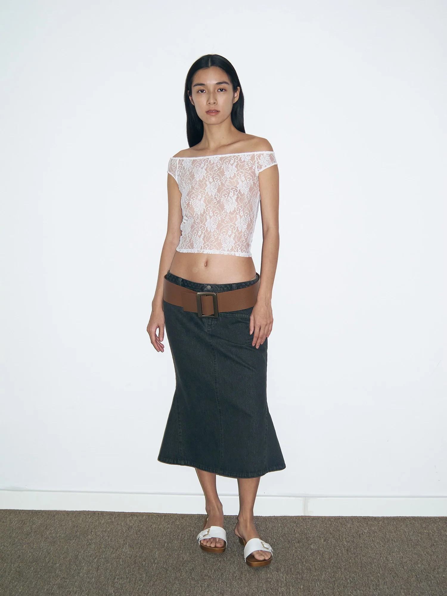 Nerissa Denim Skirt