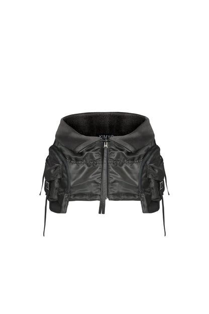 Voline Papped Zip Skirt