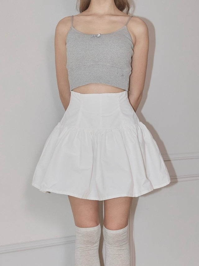 Swan Flare Mini Skirt