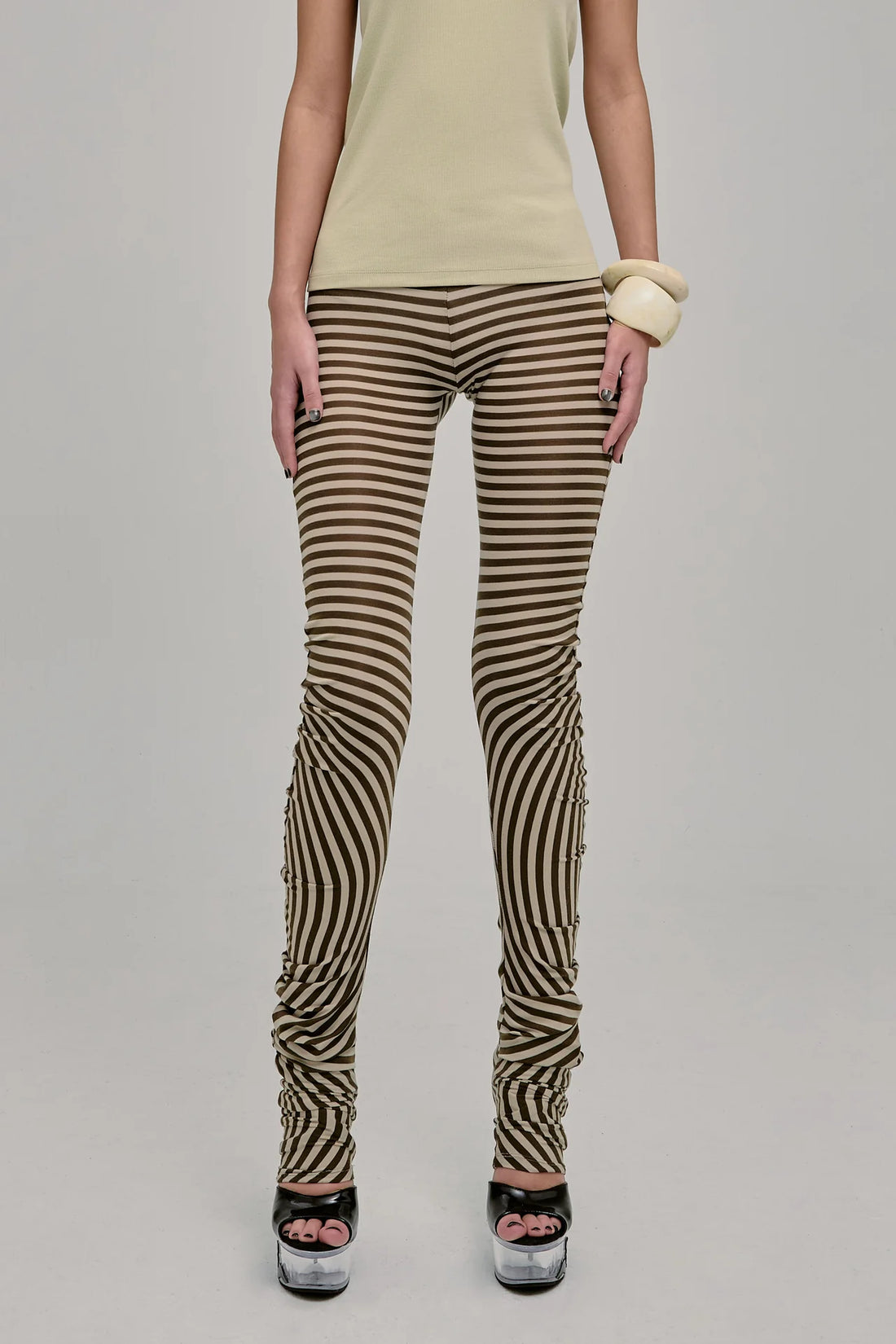 SPIRAL LEGGINGS OLIVE