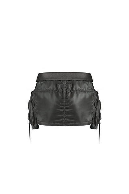Voline Papped Zip Skirt