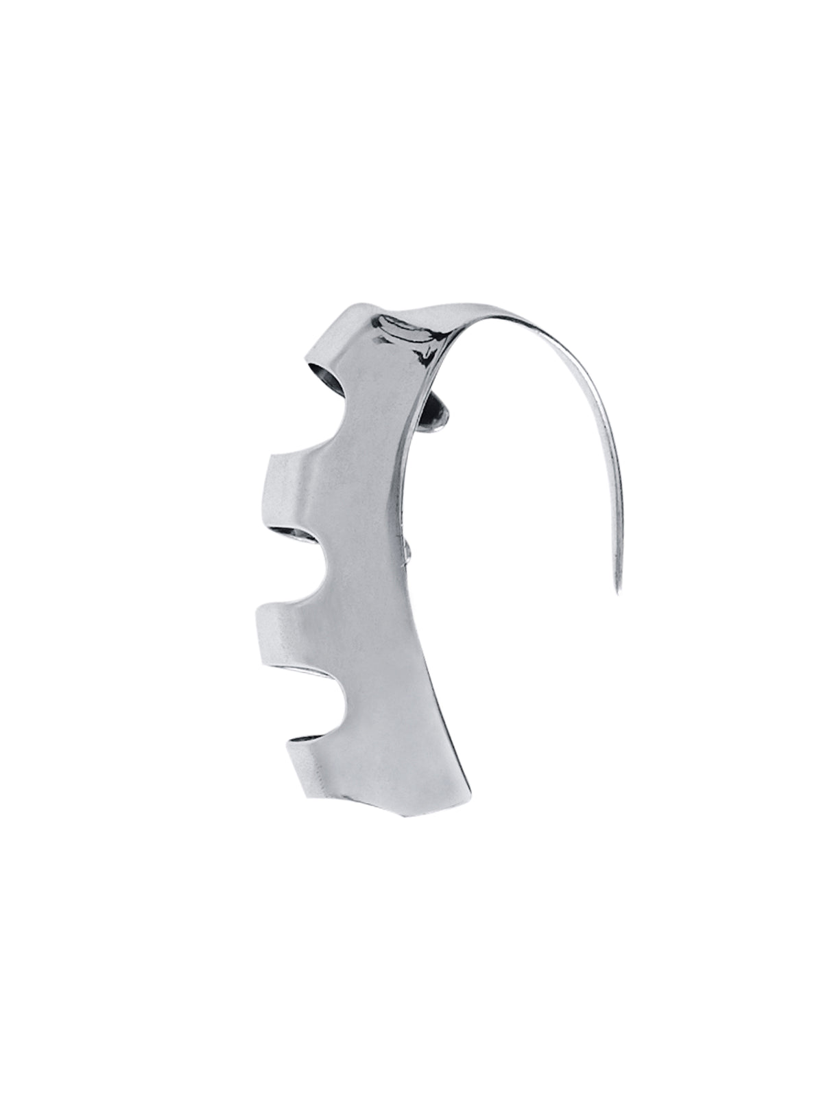 Serpentine ear-cuff