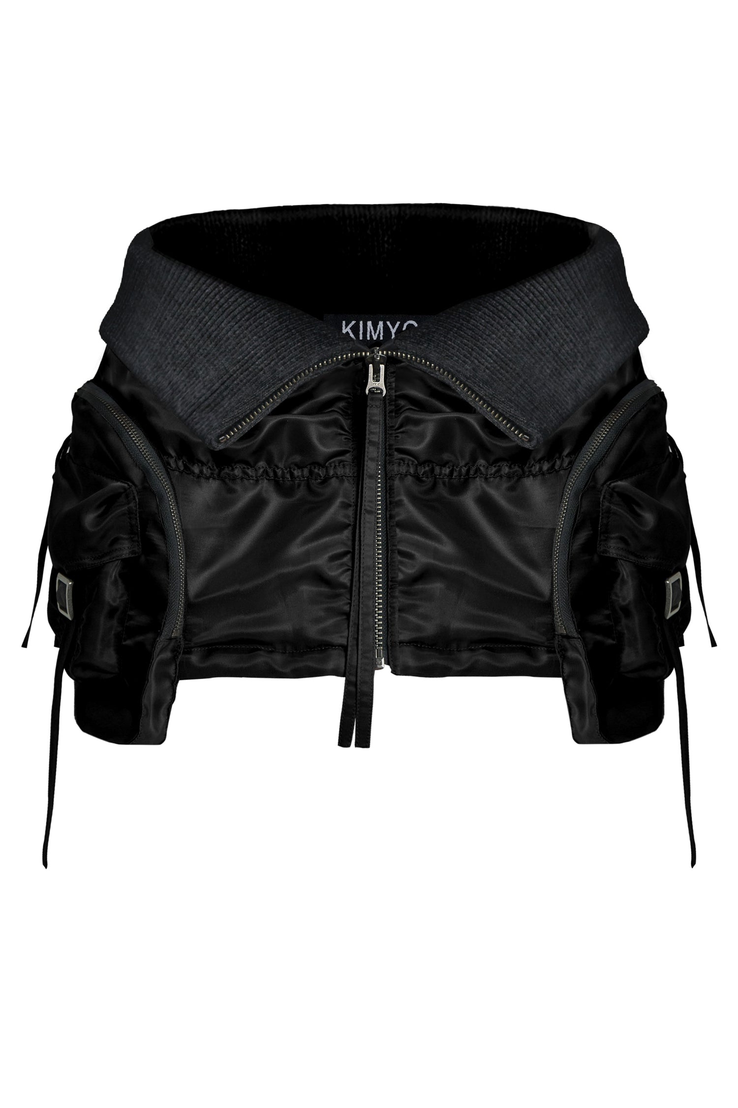 Voline Papped Zip Skirt
