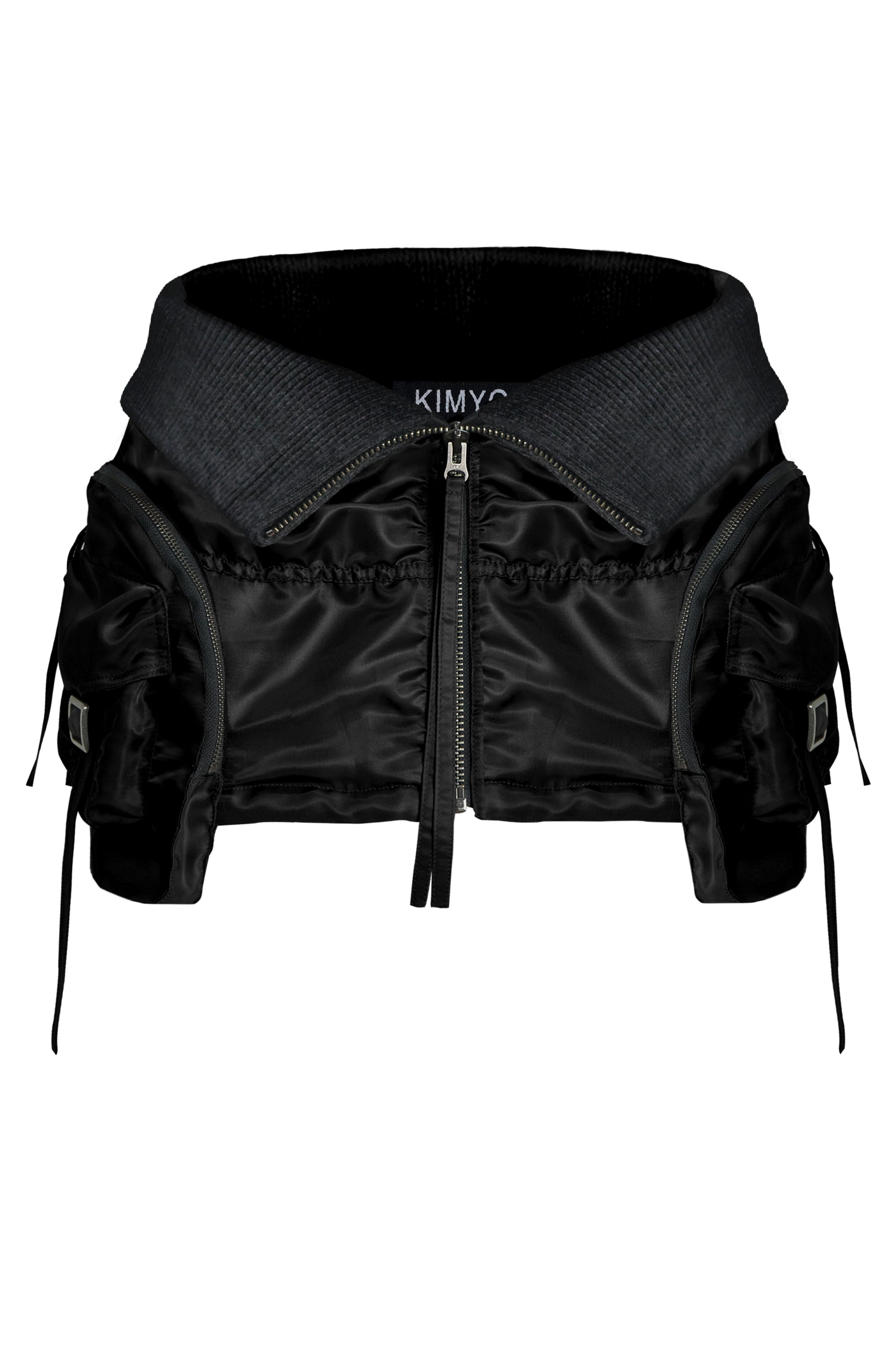 Voline Papped Zip Skirt
