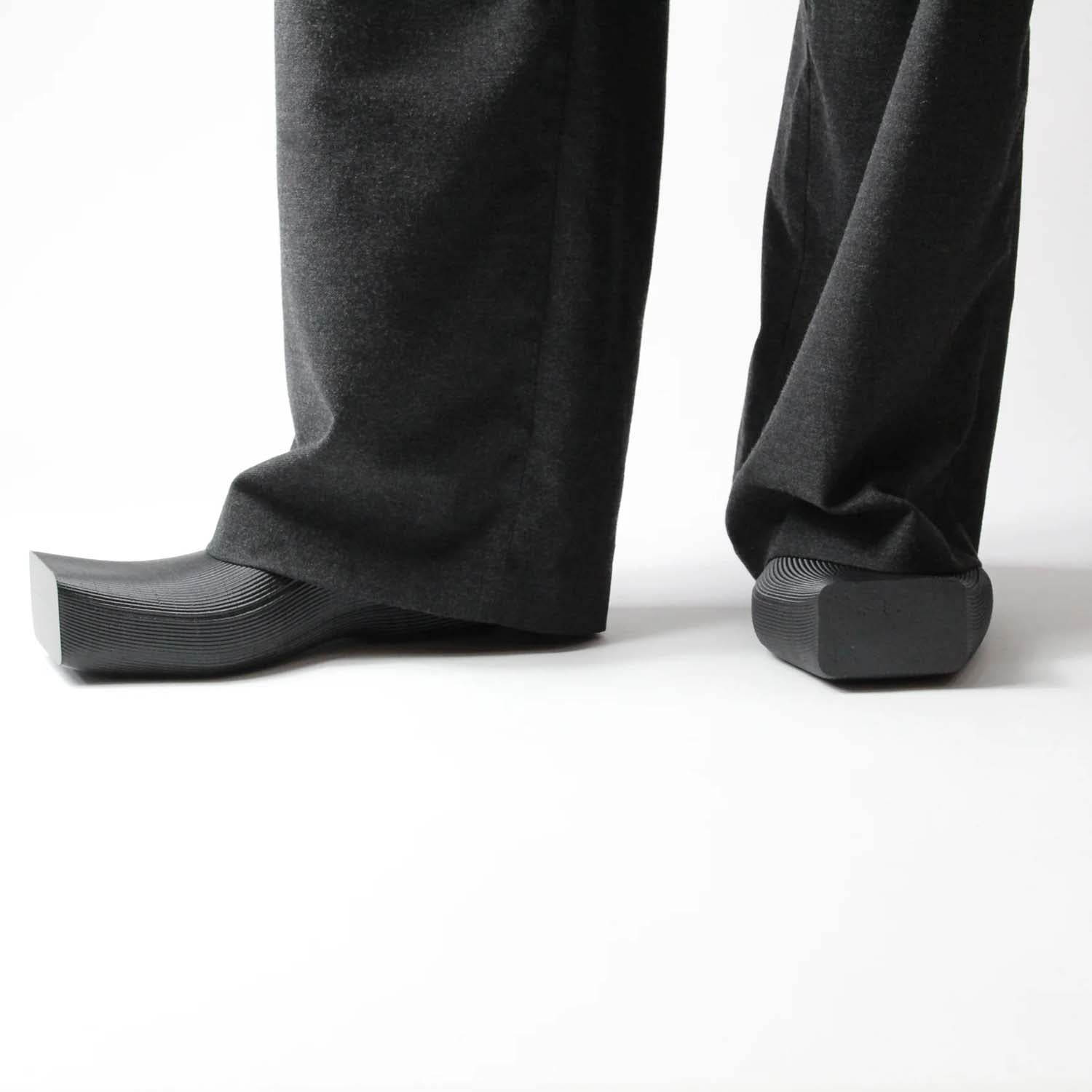 Square Toe Rubber Mules