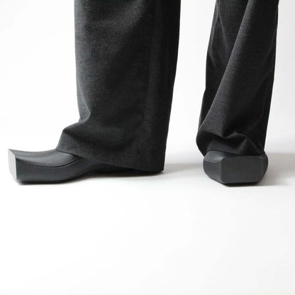 Square Toe Rubber Mules