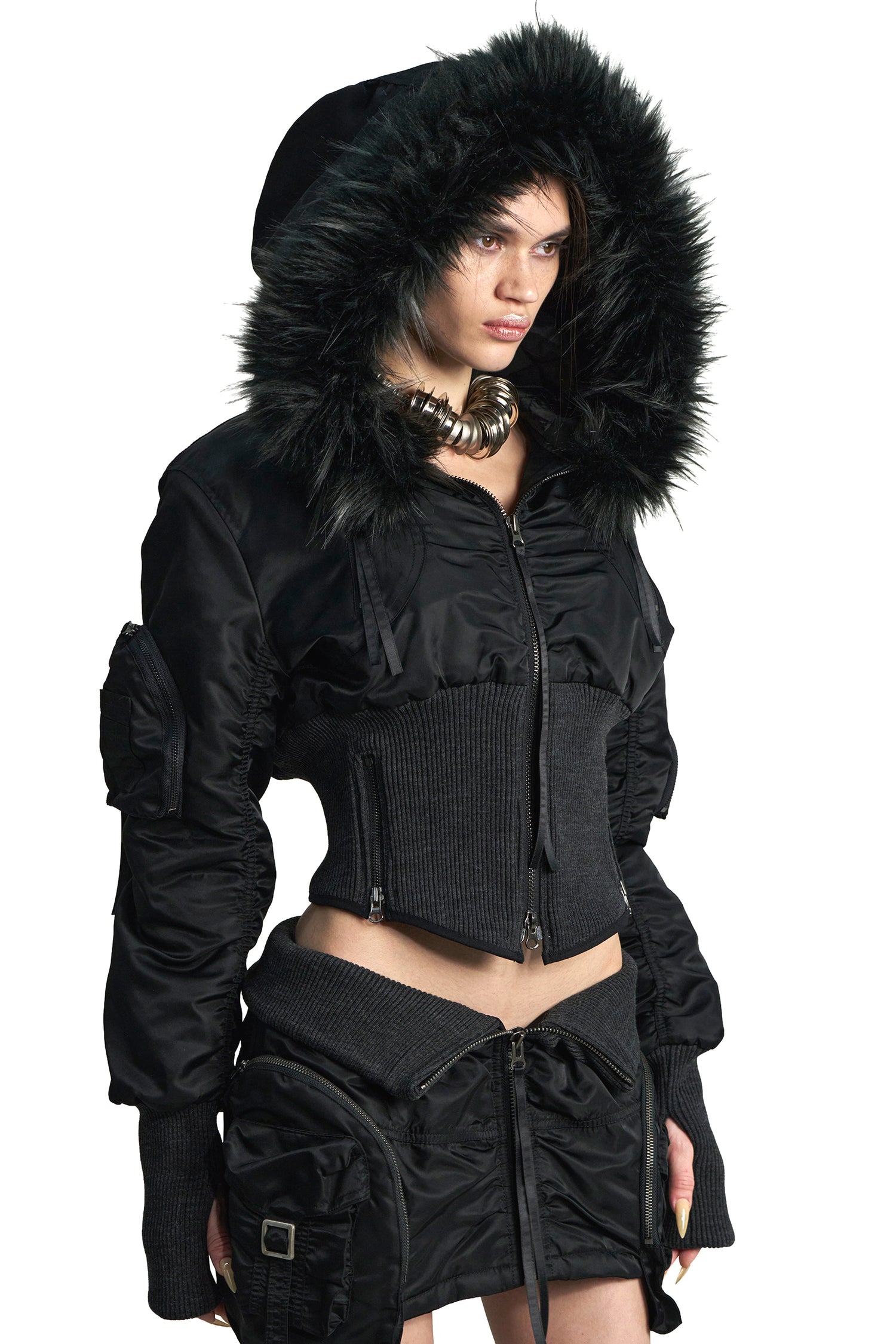 Voline Padded Bomber Jacket