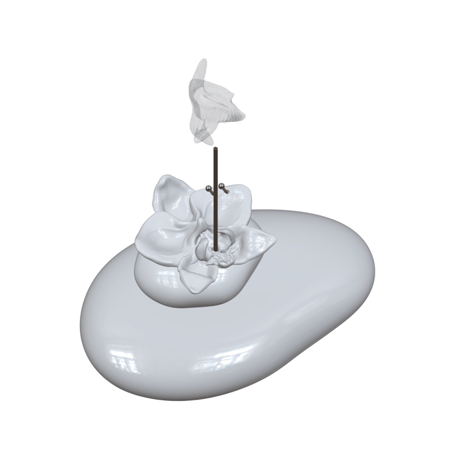 Orchid Incense Holder