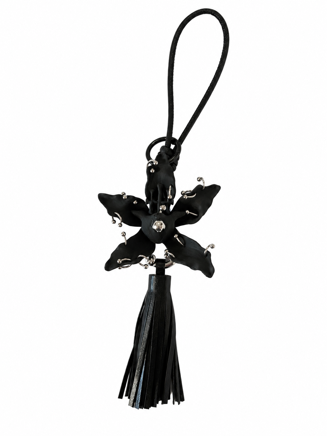 Pierced Orchid Bag Charm