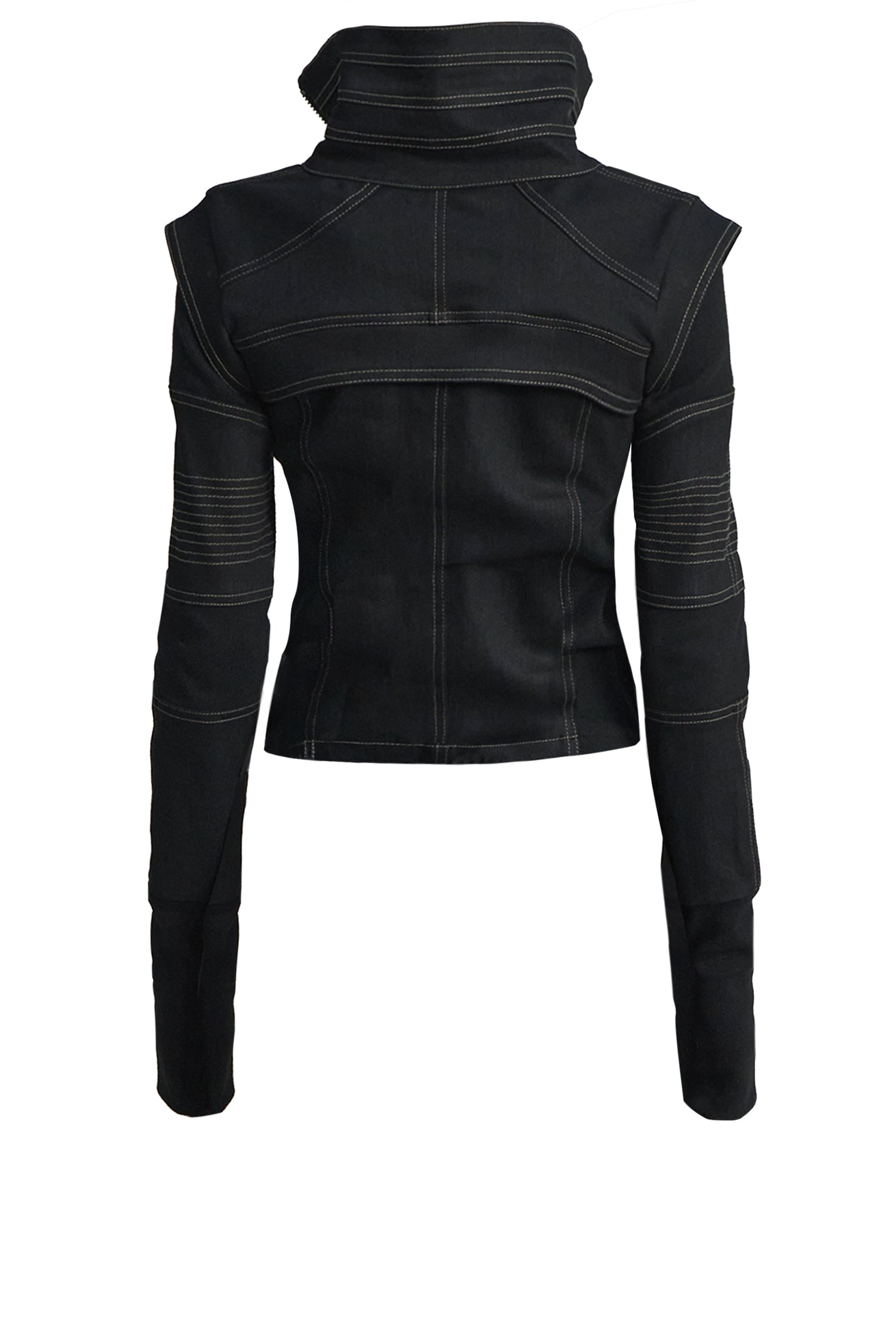 Arc Line High Neck Jacket