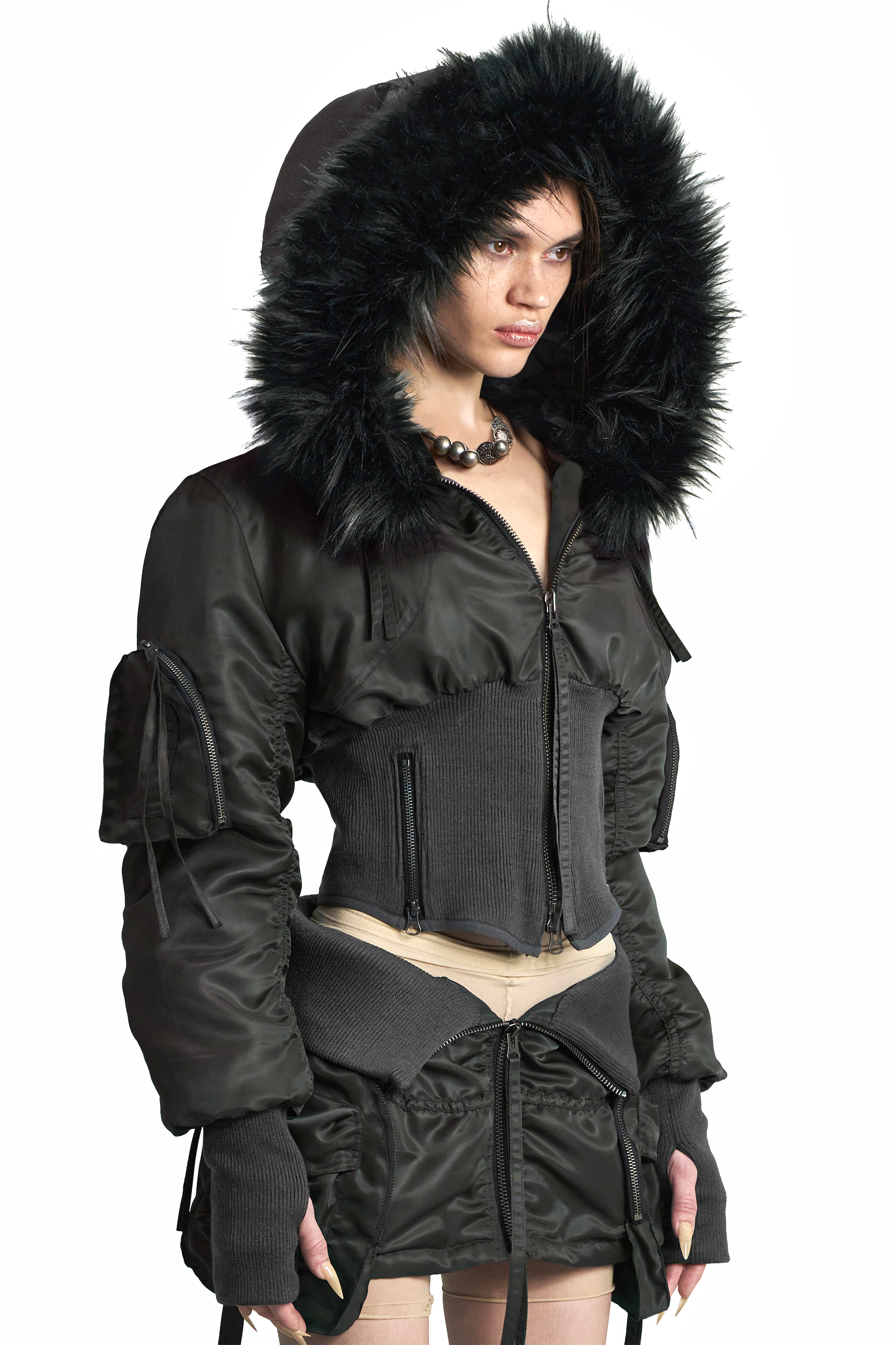 Voline Padded Bomber Jacket