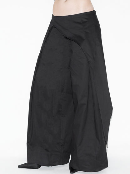 Woven Bat Point Pants