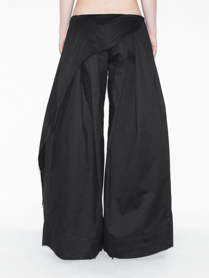 Woven Bat Point Pants