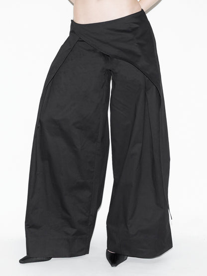 Woven Bat Point Pants