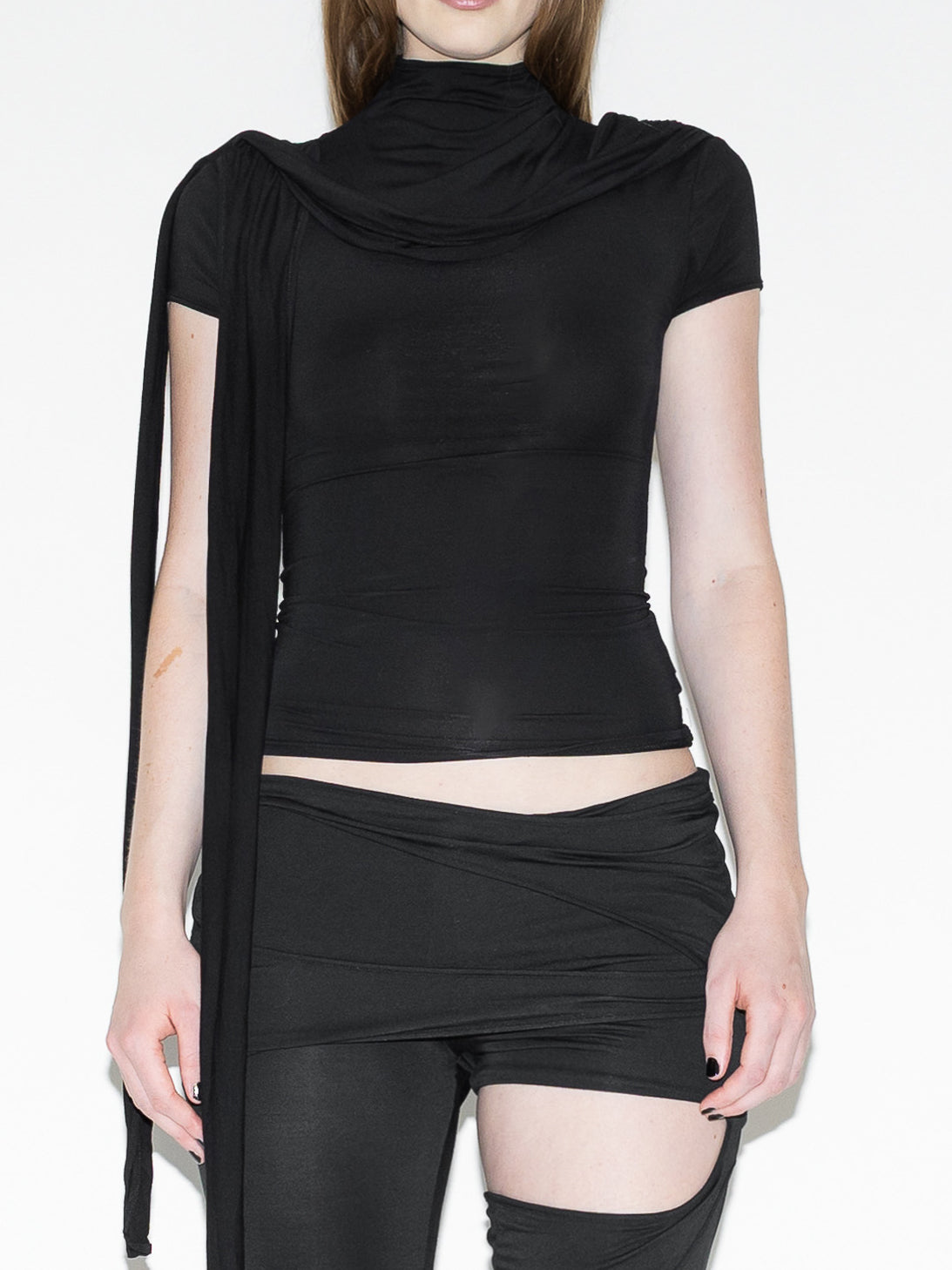 Cap Sleeve Top - Black