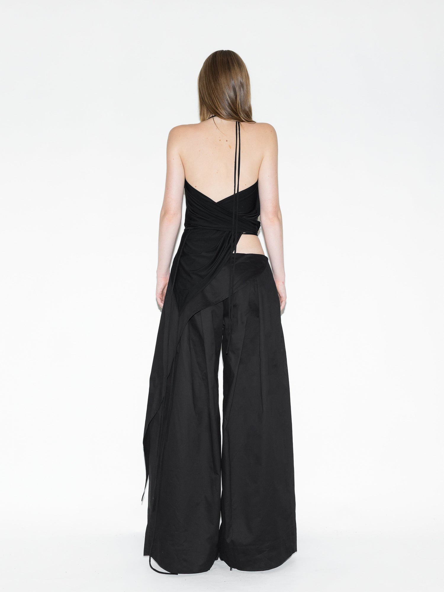 Woven Bat Point Pants