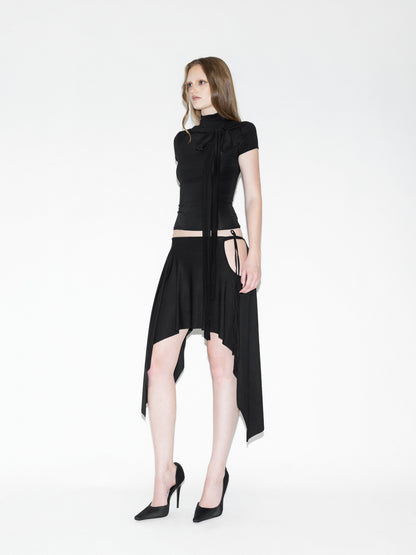 Cap Sleeve Top - Black