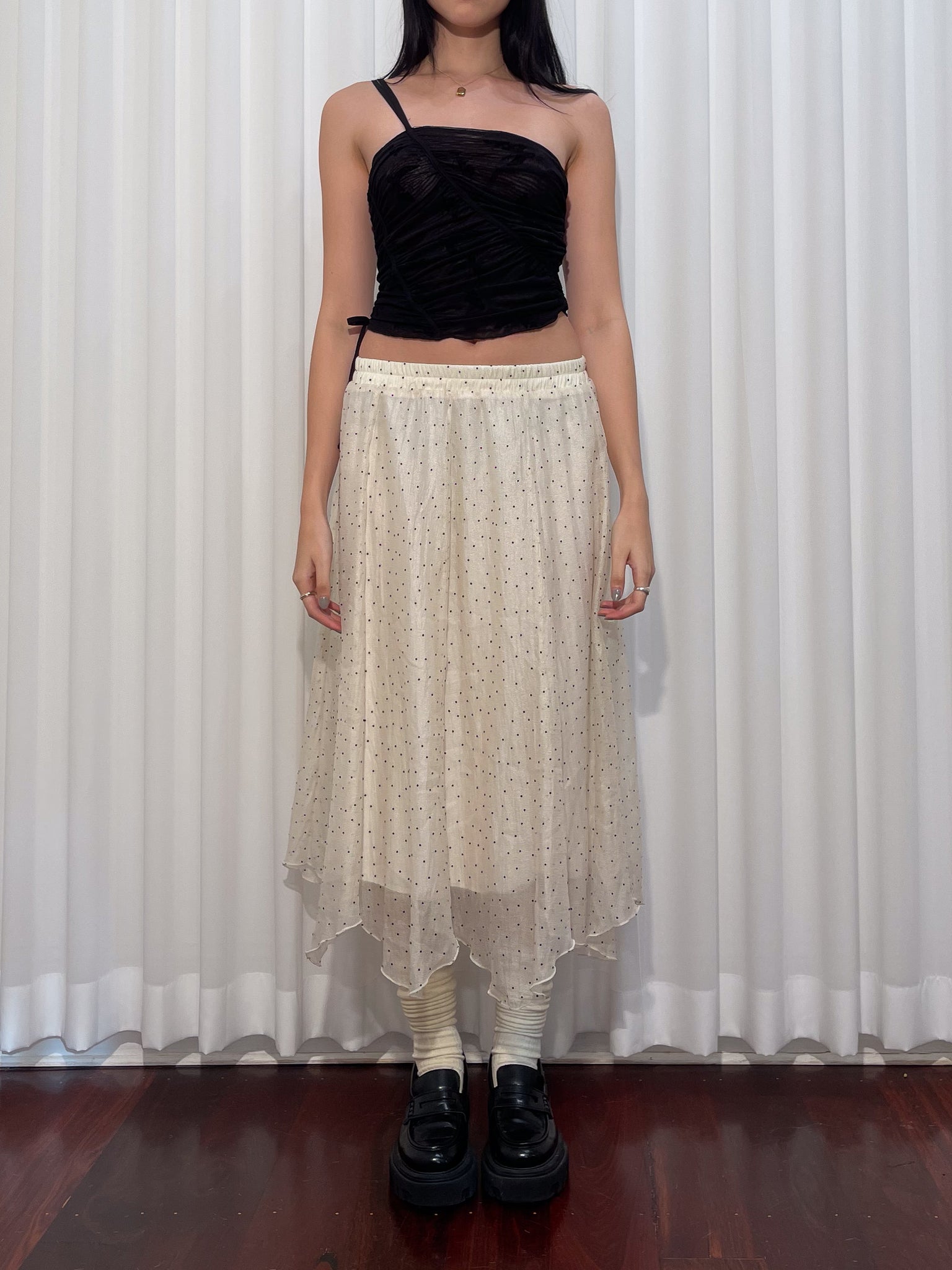 Penelope Polka Dot Skirt REBORNE Penelope polka dot skirt reborne